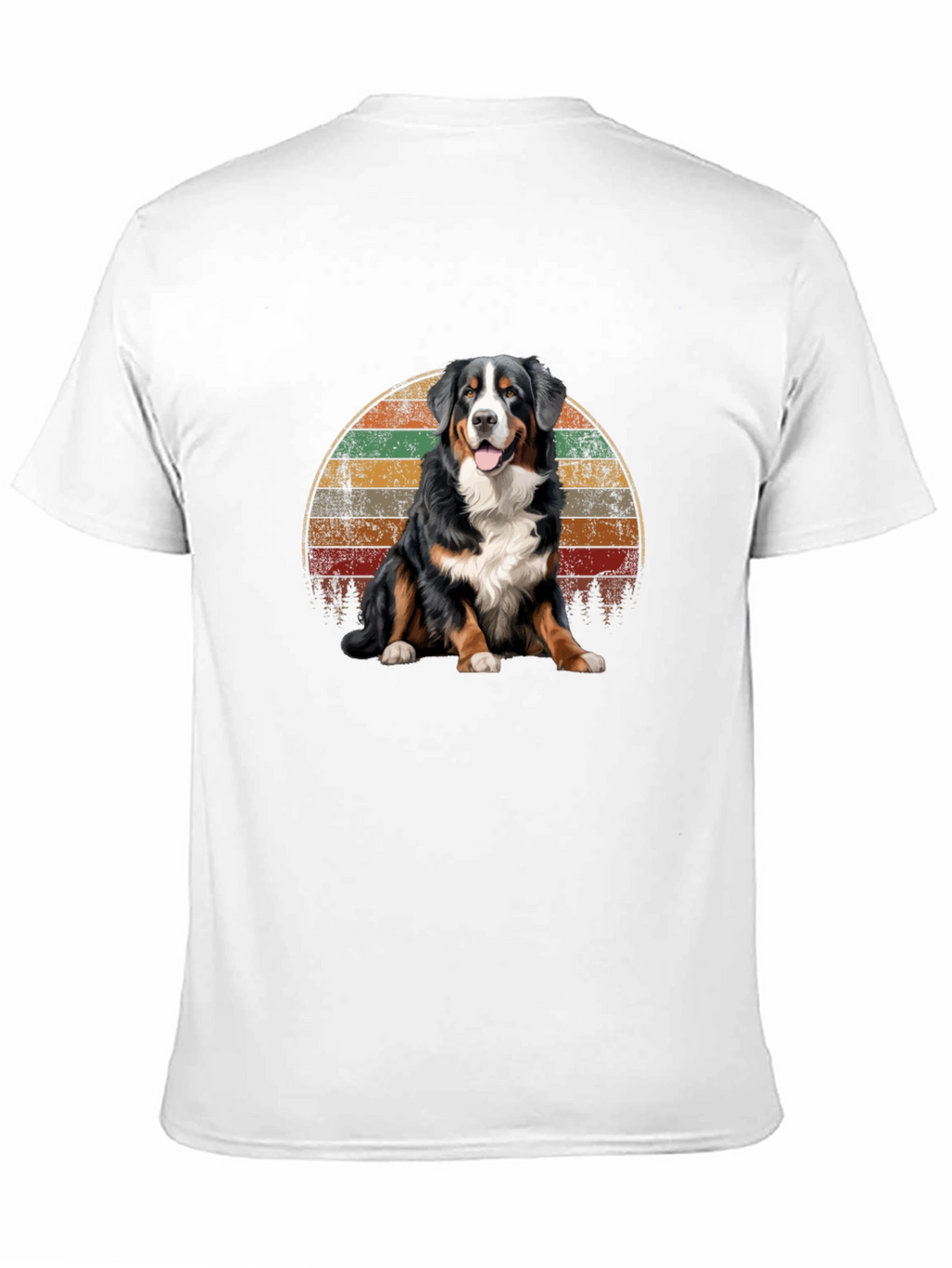 Bernese Mountain Dog Sunset T-Shirt