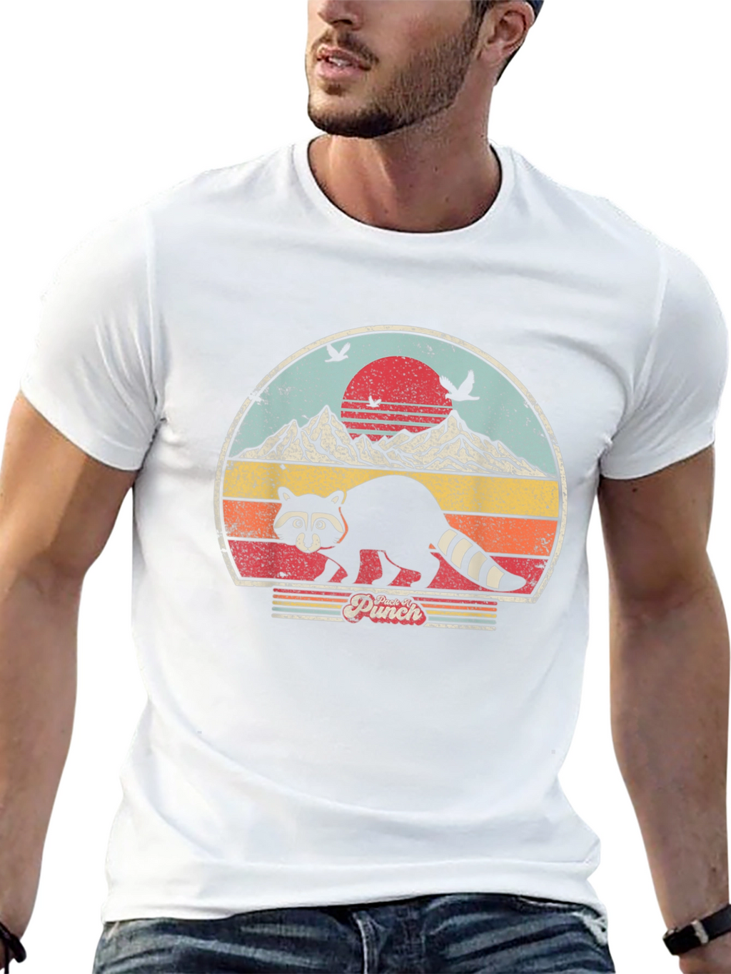 Retro Raccoon Graphic Tee