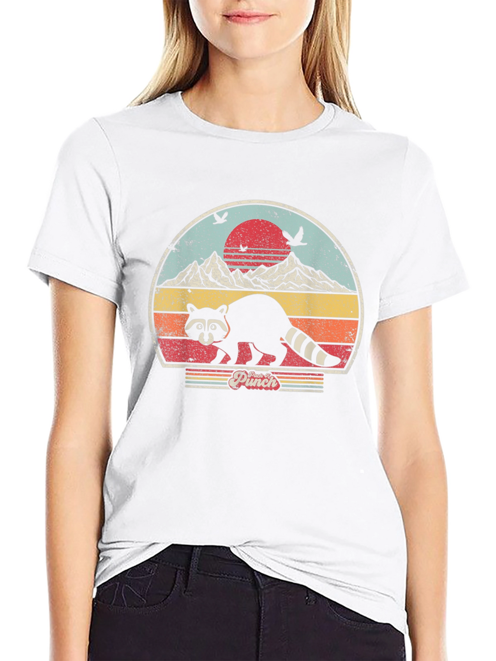 Retro Raccoon Graphic Tee