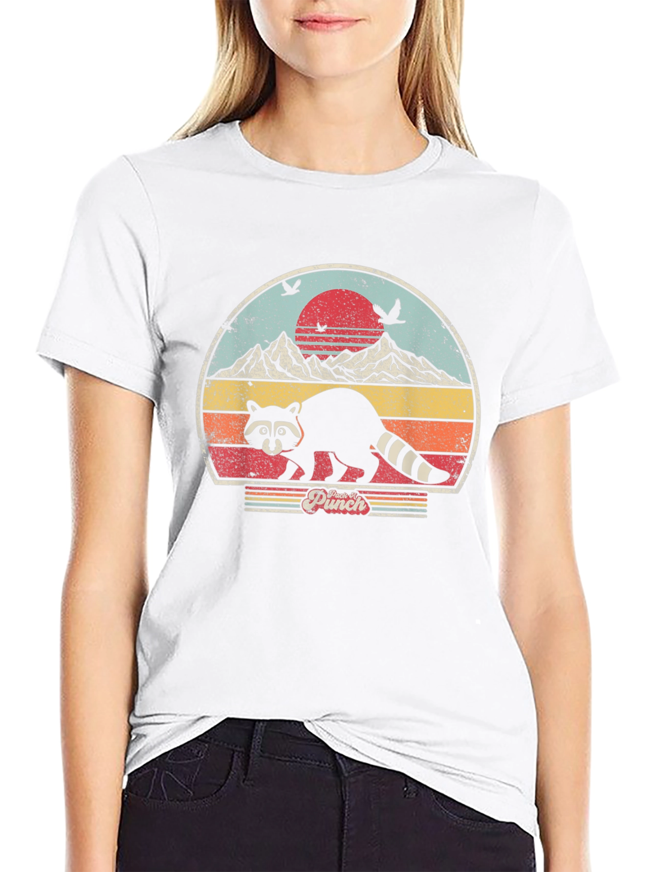 Retro Raccoon Graphic Tee