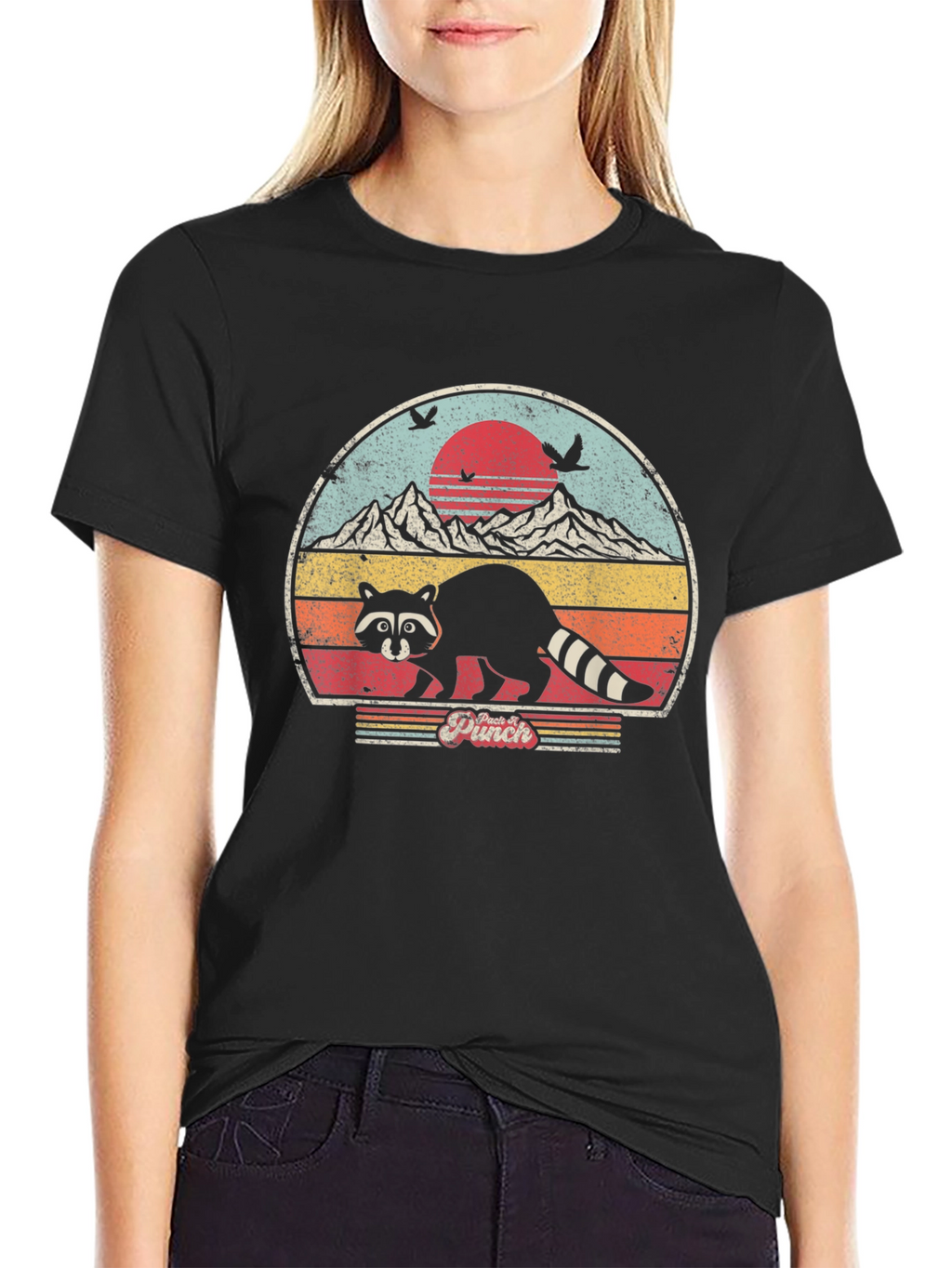 Retro Raccoon Graphic Tee