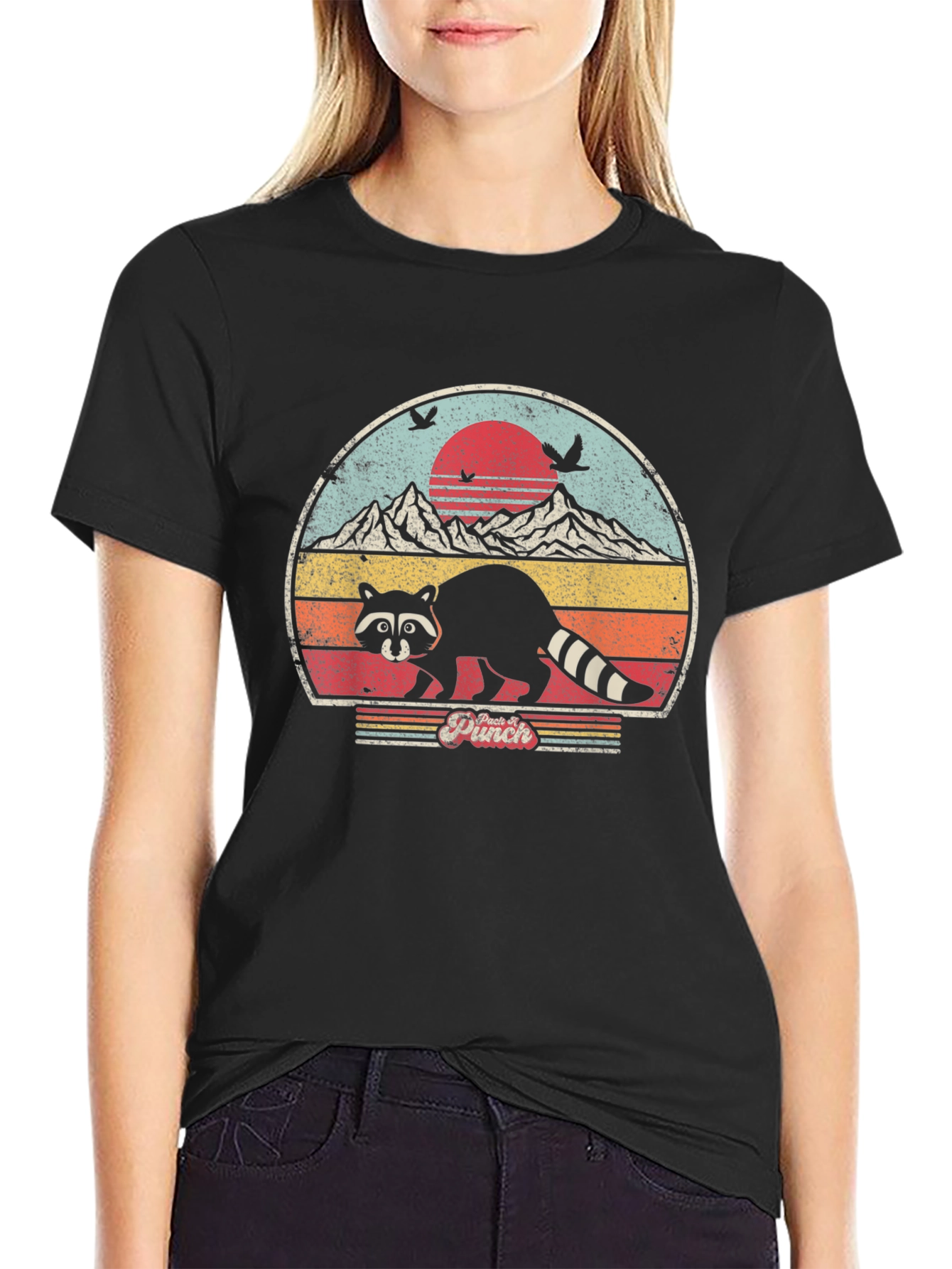 Retro Raccoon Graphic Tee