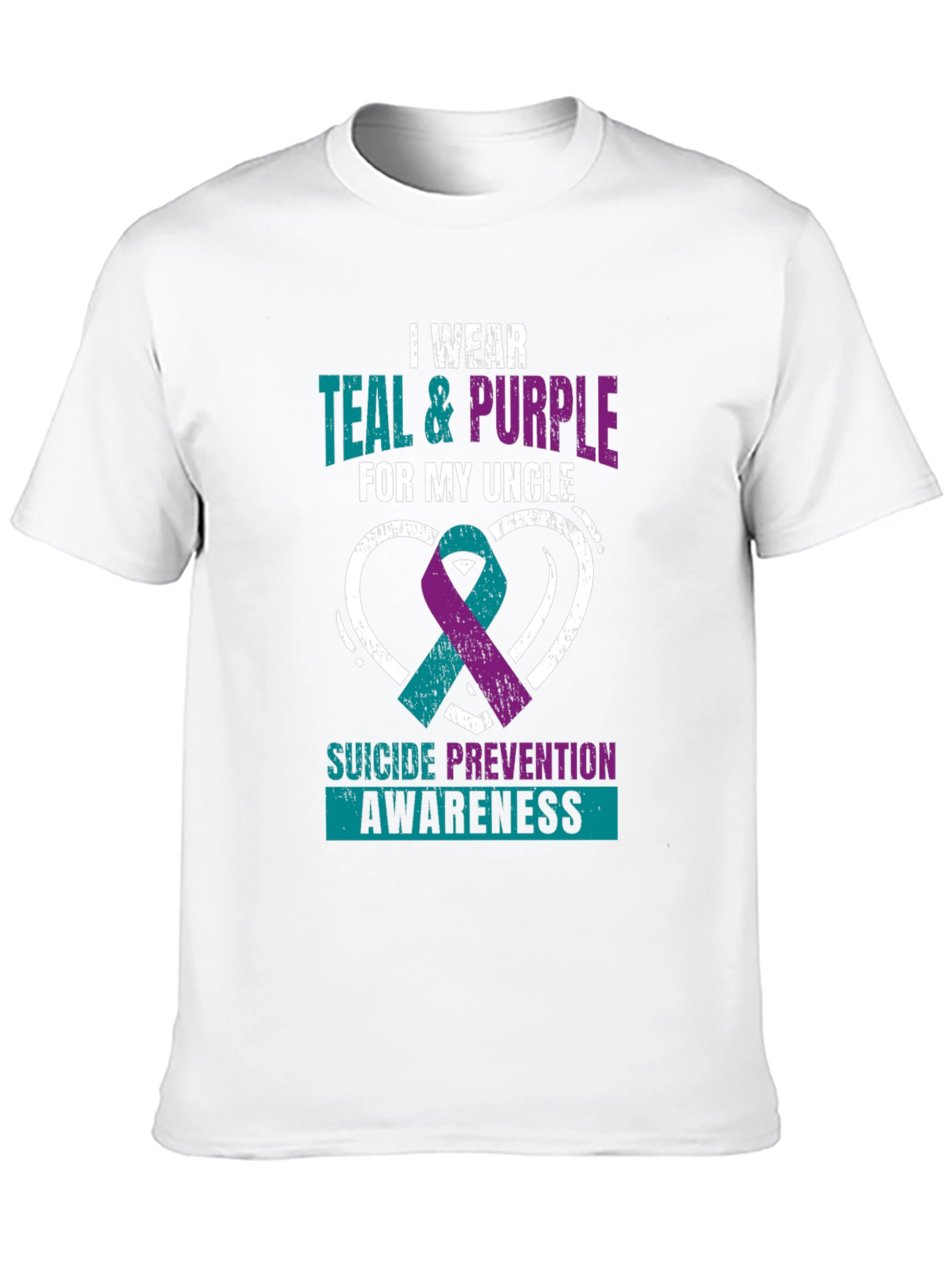 Teal & Purple Suicide Prevention Awareness T-Shirt