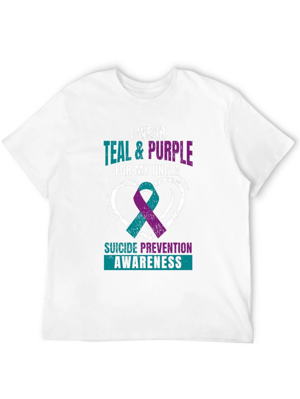 Teal & Purple Suicide Prevention Awareness T-Shirt