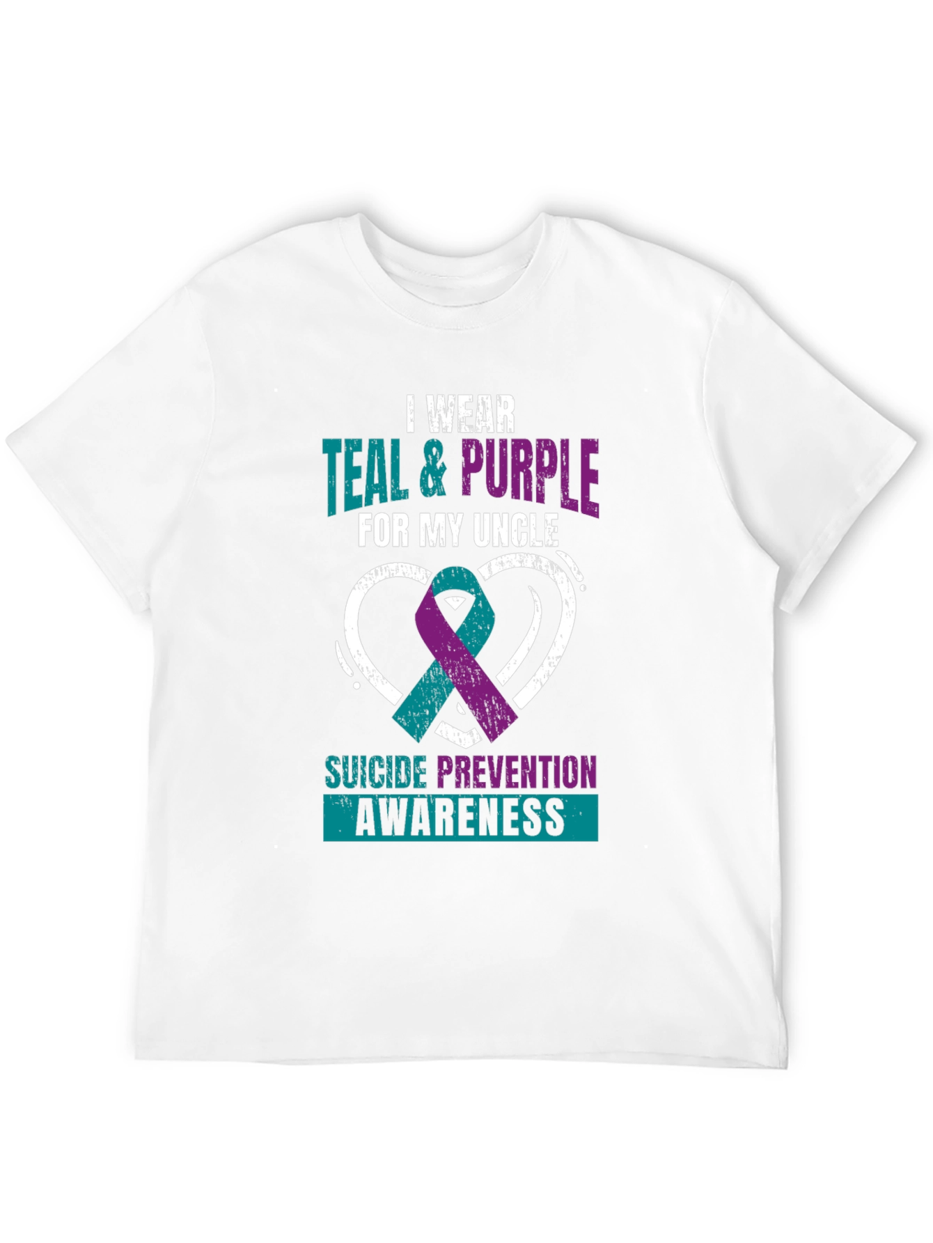 Teal & Purple Suicide Prevention Awareness T-Shirt