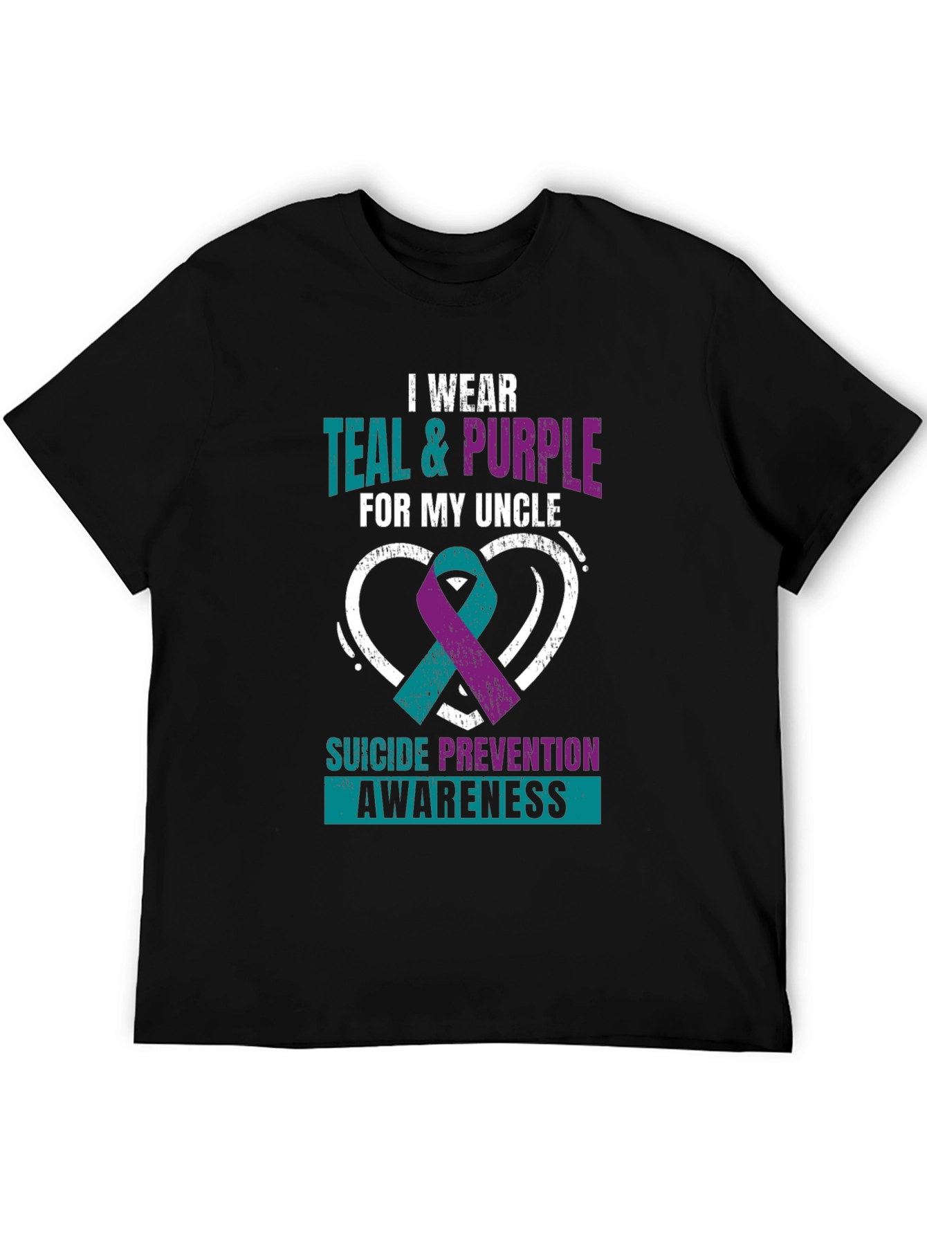 Teal & Purple Suicide Prevention Awareness T-Shirt