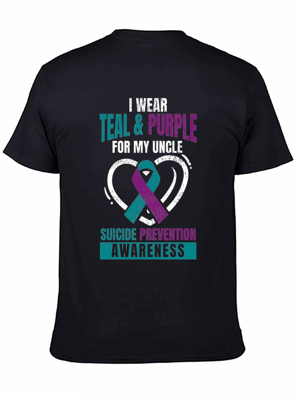 Teal & Purple Suicide Prevention Awareness T-Shirt