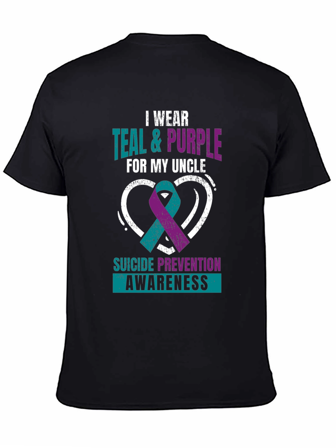 Teal & Purple Suicide Prevention Awareness T-Shirt