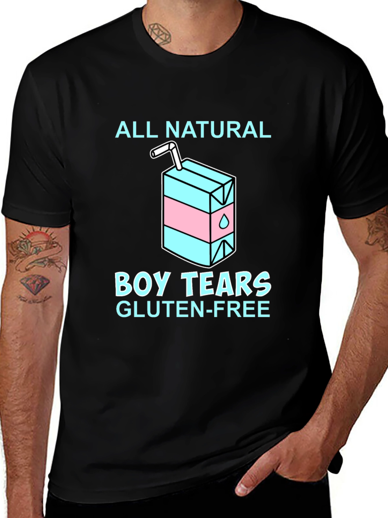 All Natural Boy Tears Gluten Free T-Shirt