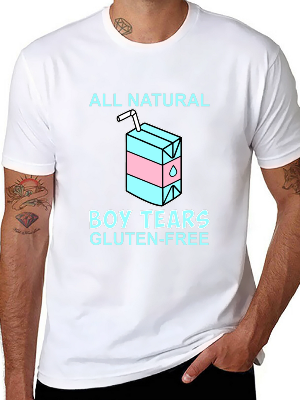 All Natural Boy Tears Gluten Free T-Shirt