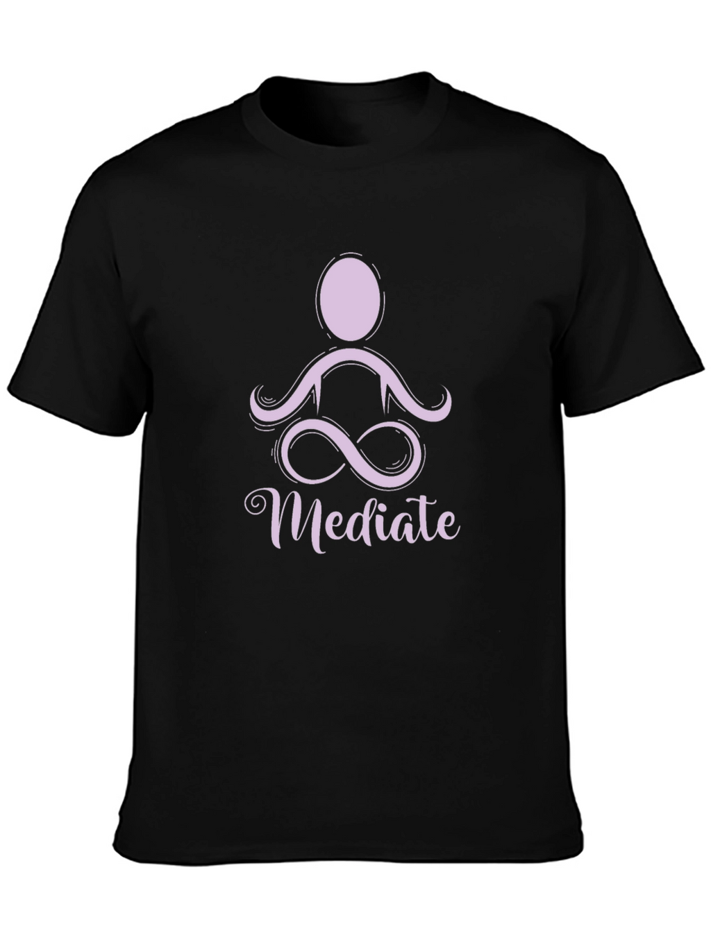 Meditate Graphic Tee - Black