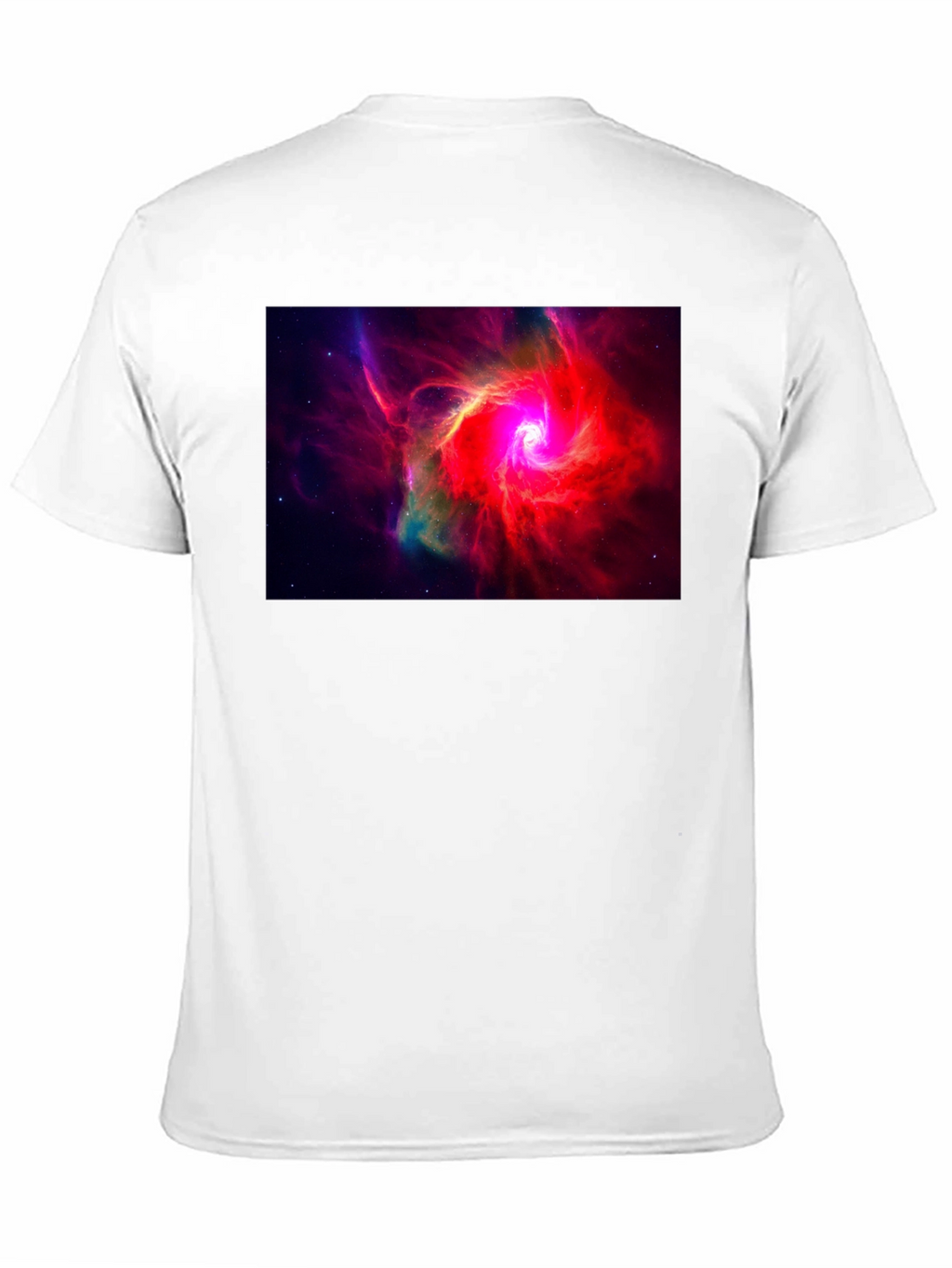 Nebula Graphic Black T-Shirt - Space Art Tee