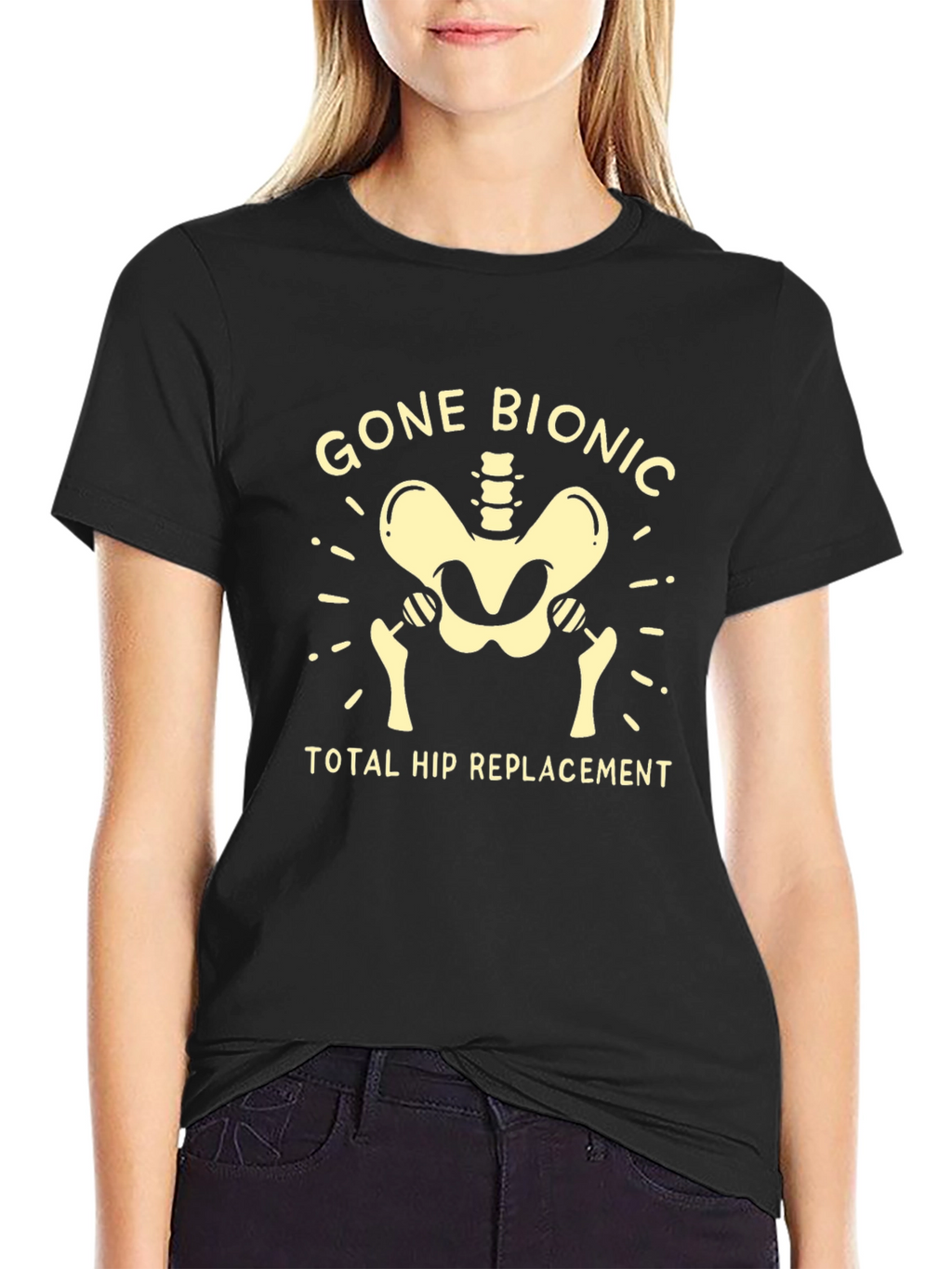 Gone Bionic Hip Replacement T-Shirt