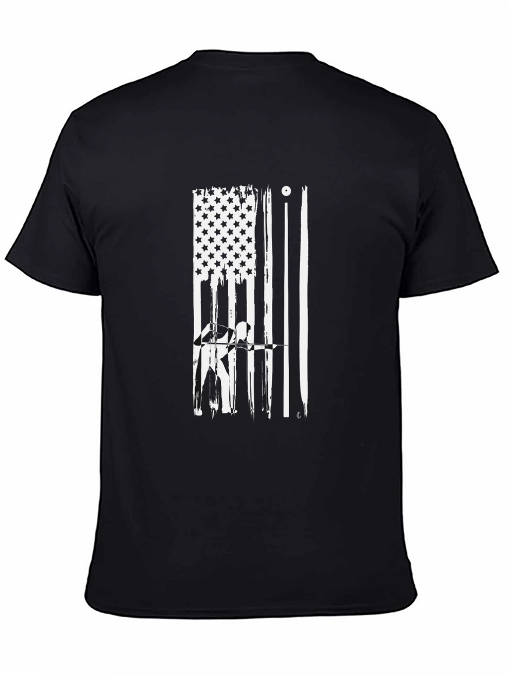 Patriotic Billiards Graphic Tee - Black