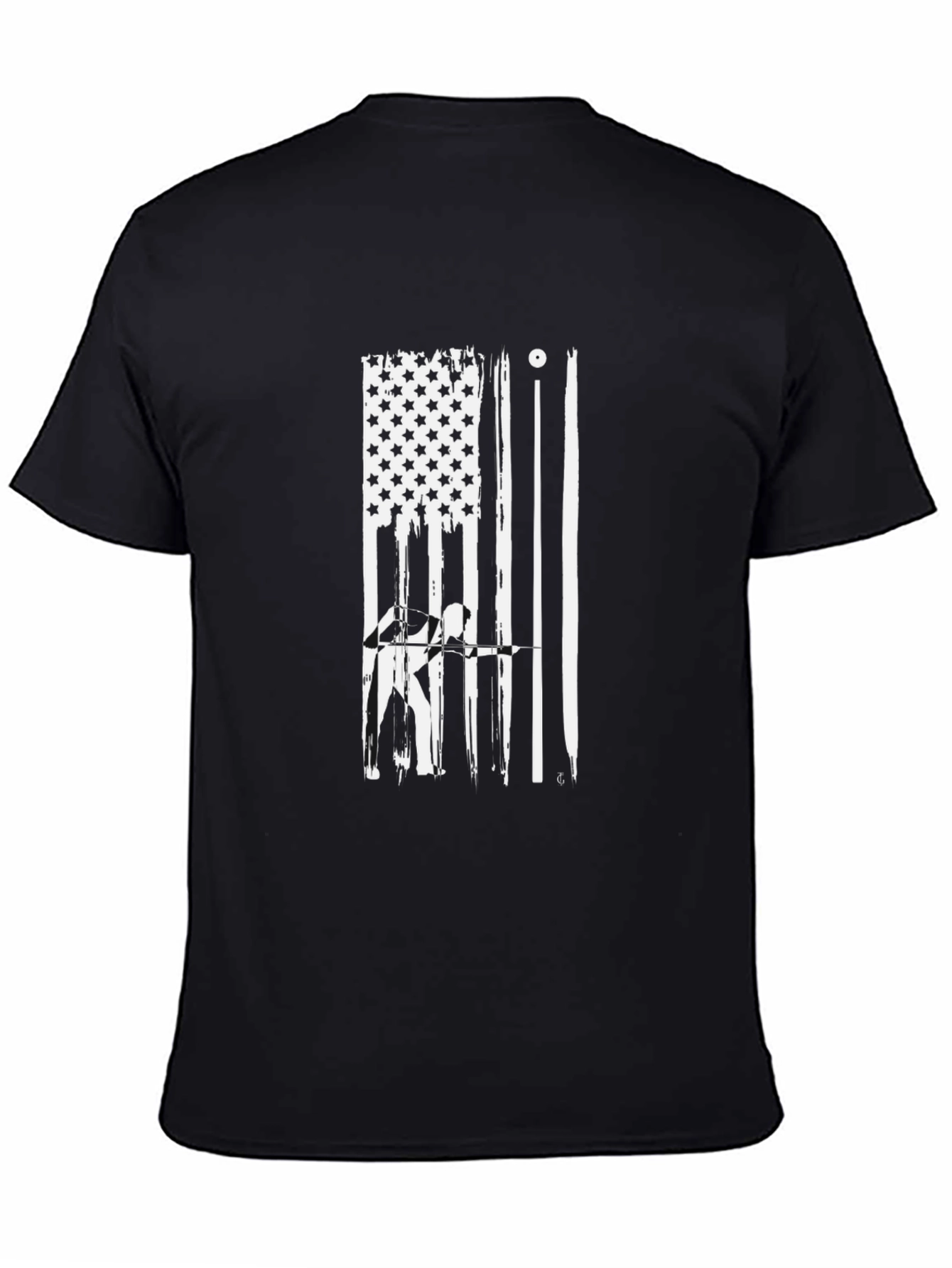 Patriotic Billiards Graphic Tee - Black