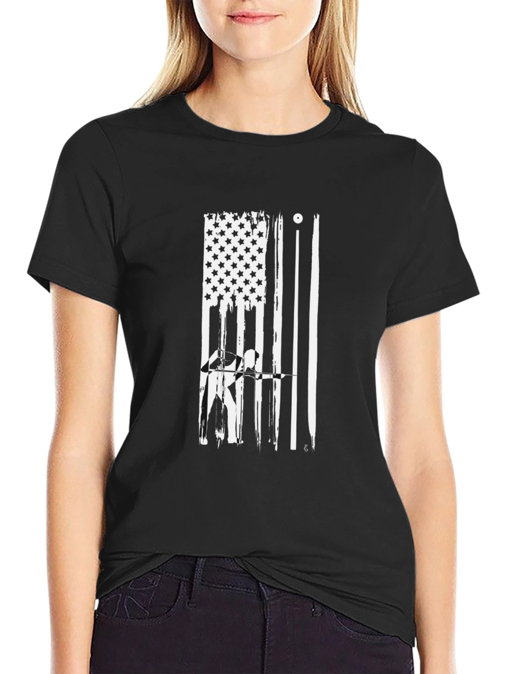 Patriotic Billiards Graphic Tee - Black