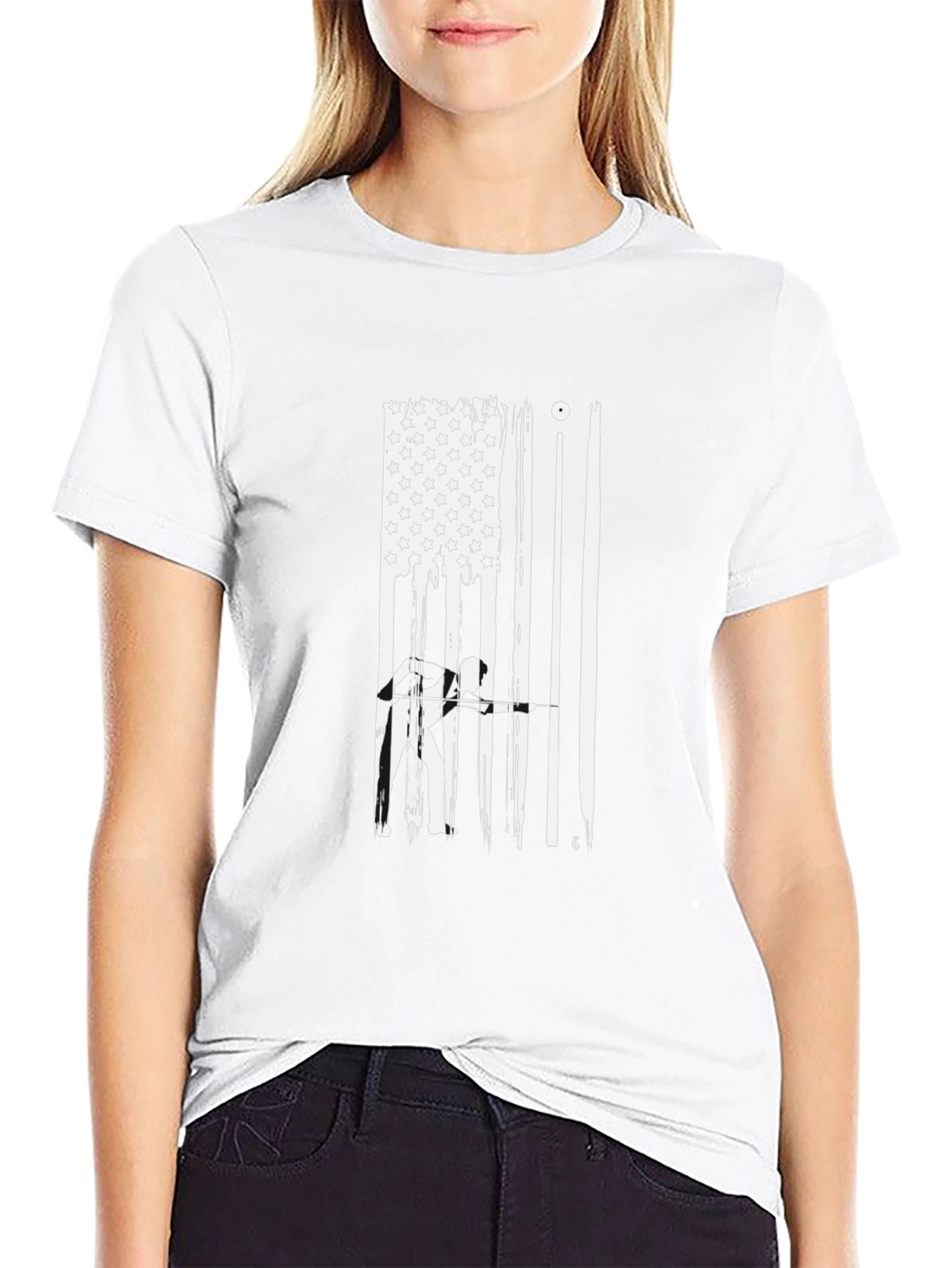 Patriotic Billiards Graphic Tee - Black