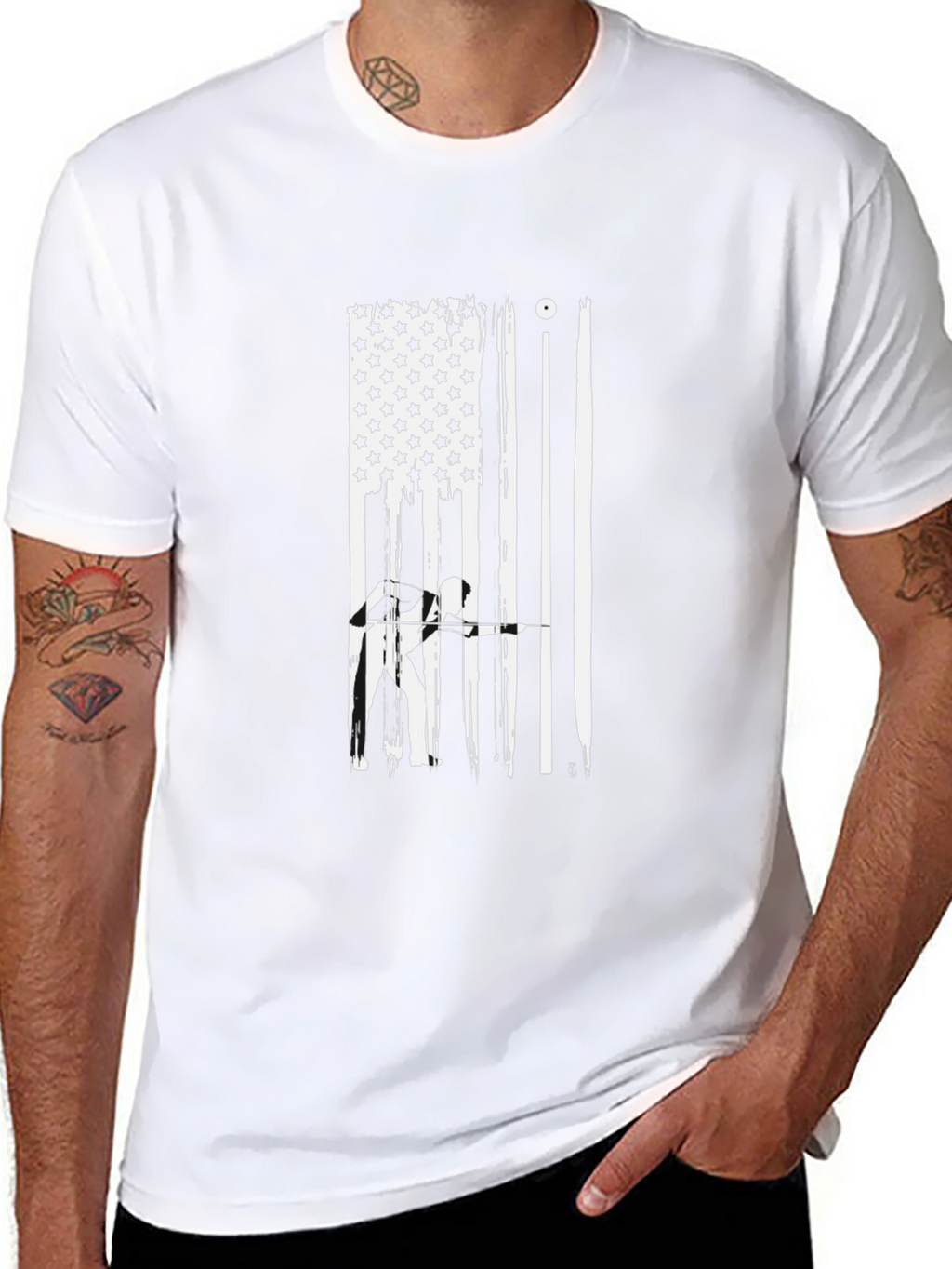 Patriotic Billiards Graphic Tee - Black