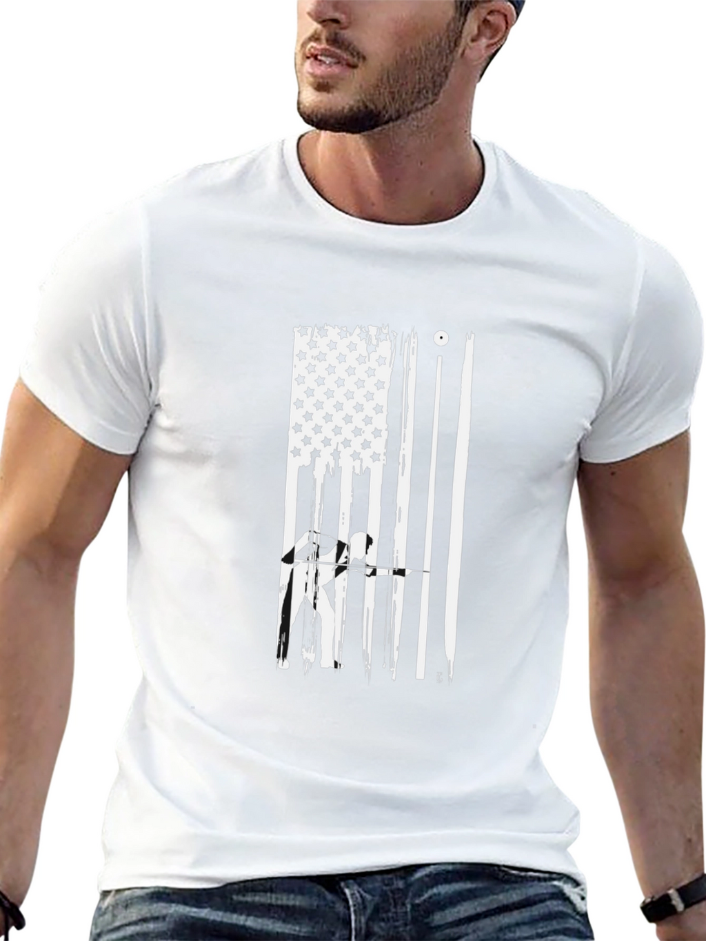Patriotic Billiards Graphic Tee - Black
