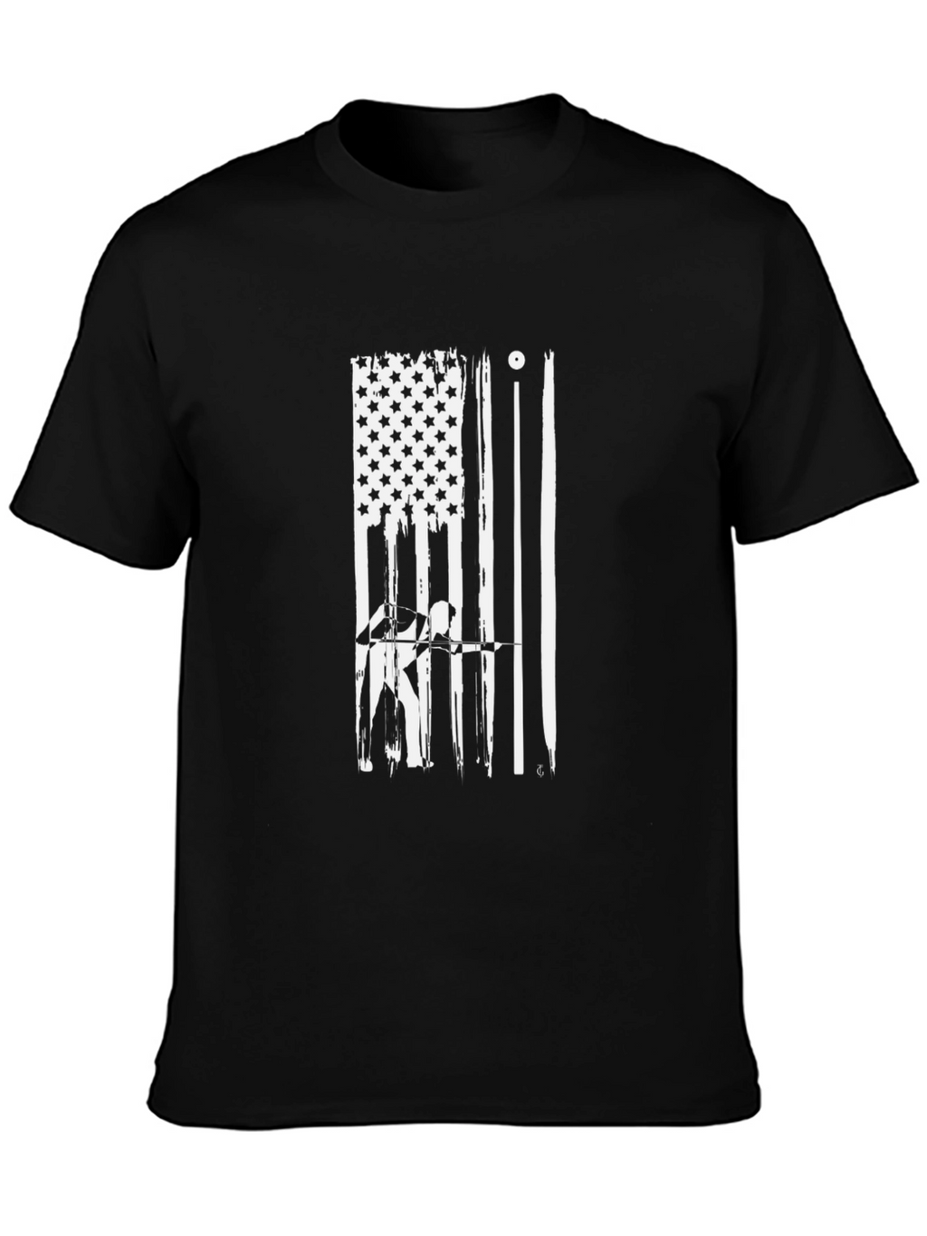 Patriotic Billiards Graphic Tee - Black
