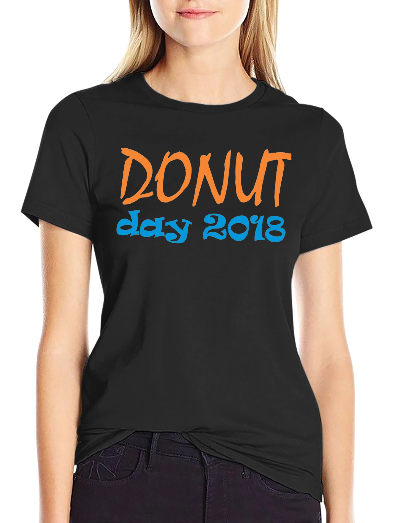 Donut Day 2018 Graphic Tee - Unisex Cotton T-Shirt