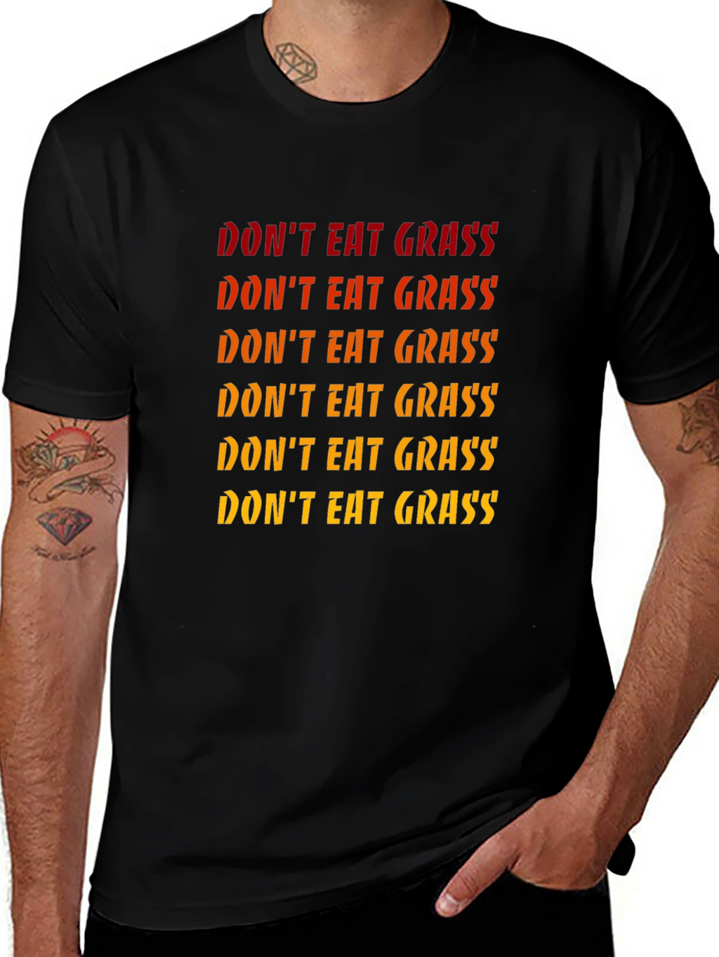 Dont Eat Grass Graphic T-Shirt