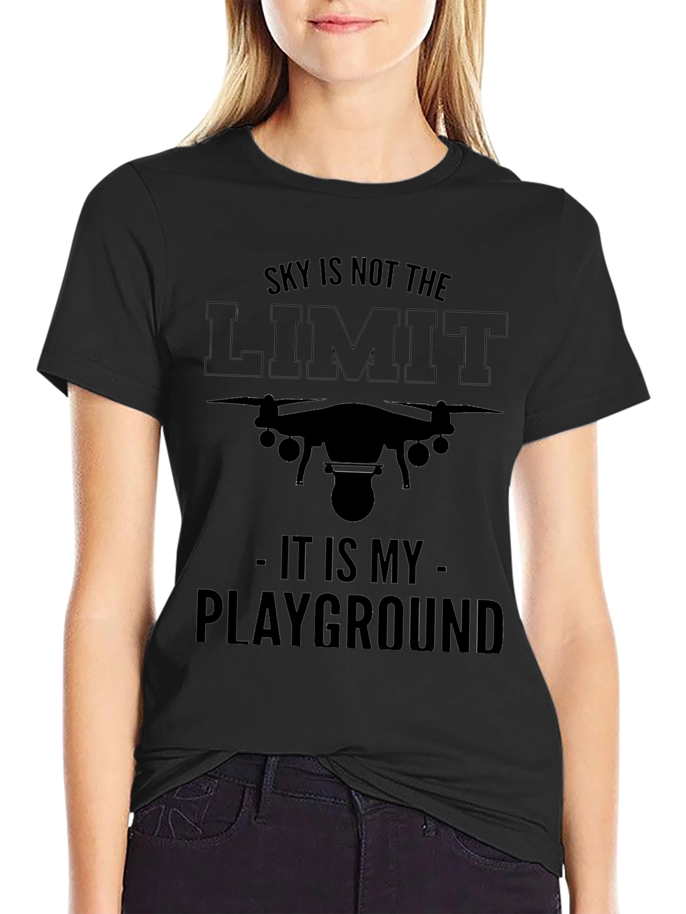Drone Pilot T-Shirt - Sky is Not the Limit