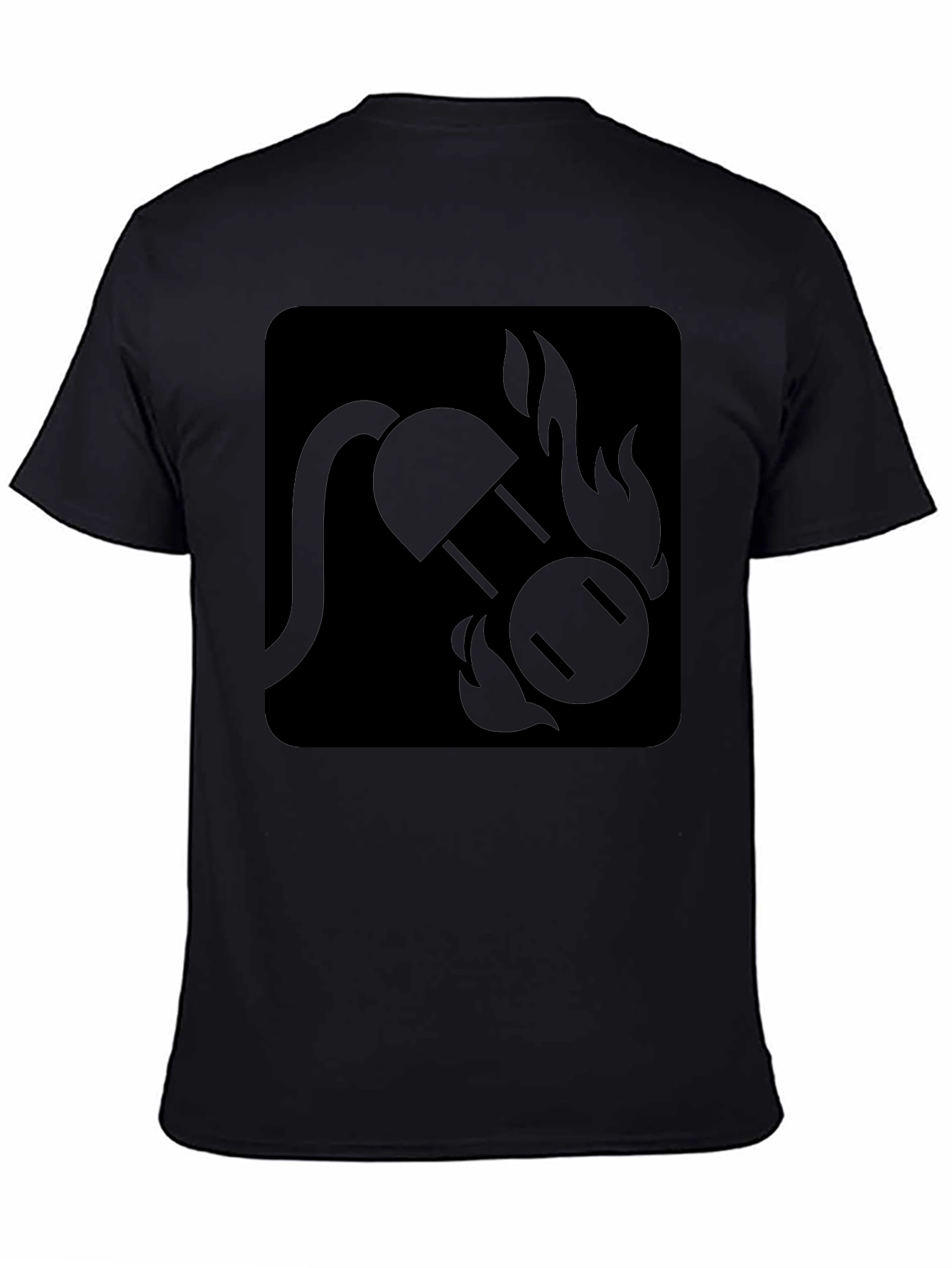 Fiery Outlet Black T-Shirt