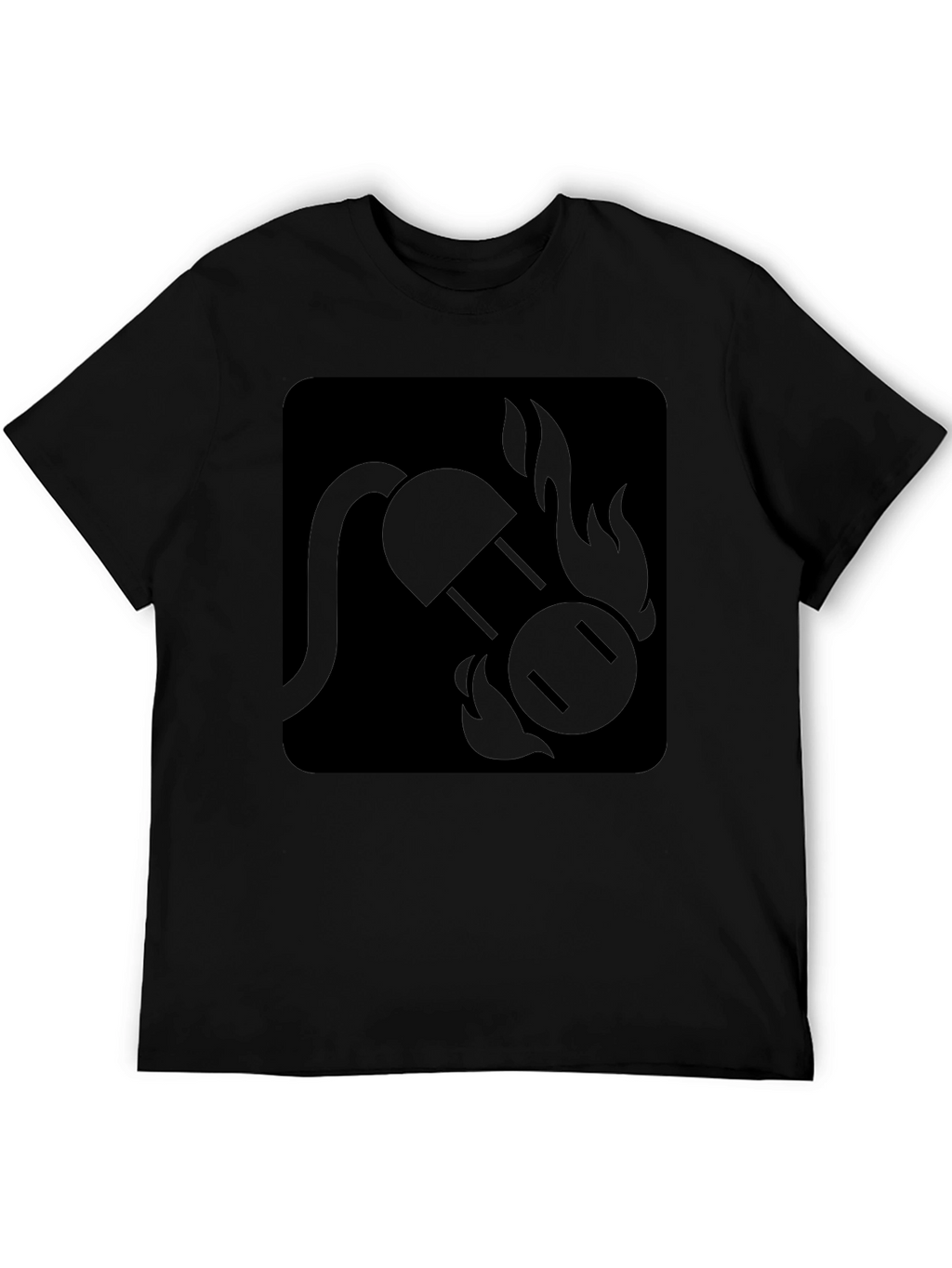 Fiery Outlet Black T-Shirt