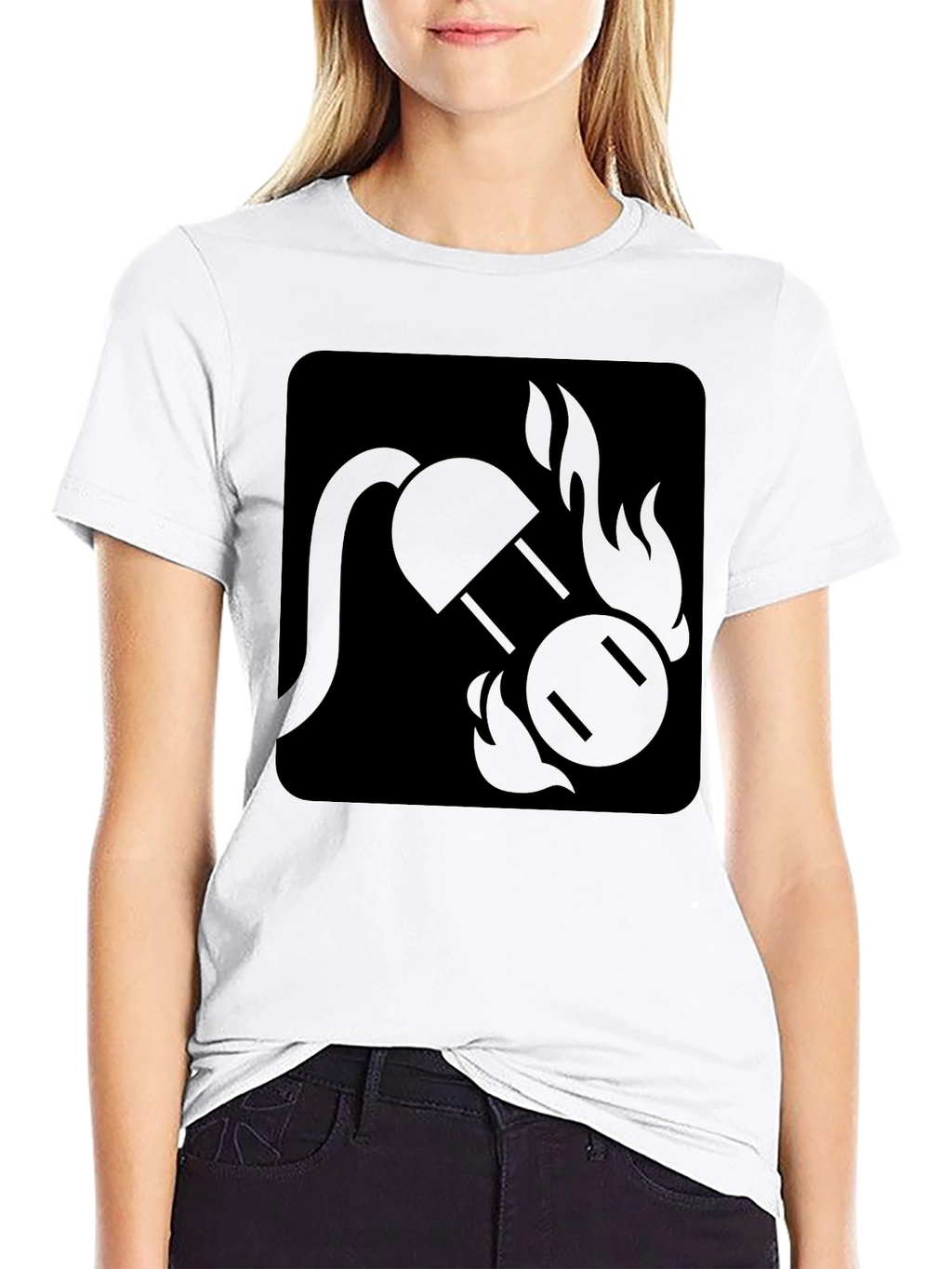 Fiery Outlet Black T-Shirt