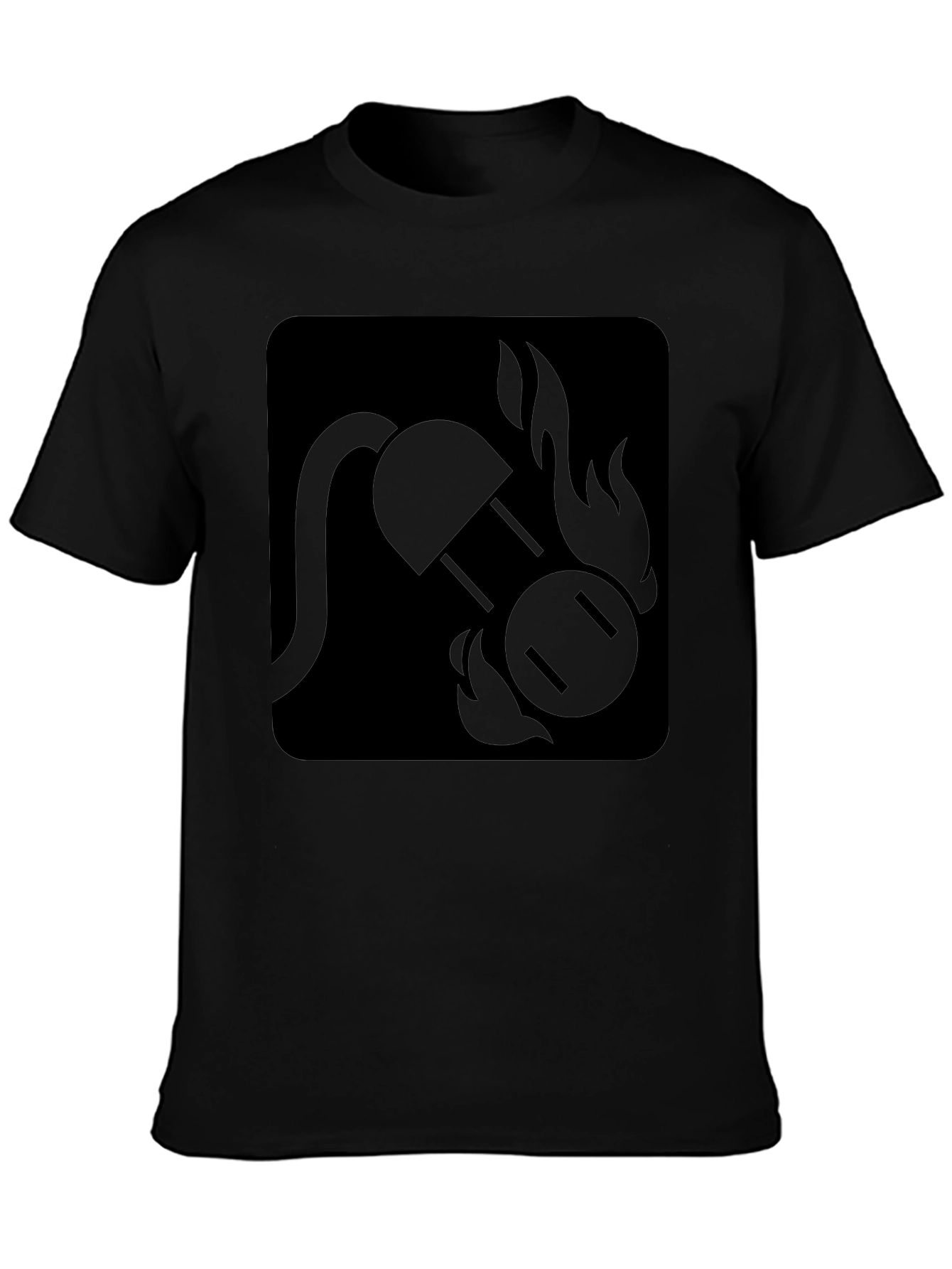Fiery Outlet Black T-Shirt