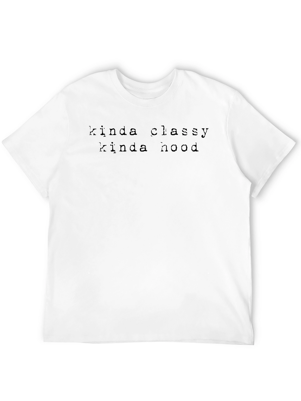 Kinda Classy Kinda Hood Black Graphic Tee