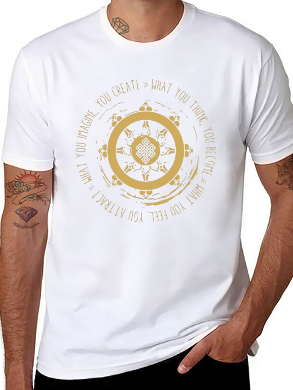 Mindset Wheel T-Shirt: Create Your Reality