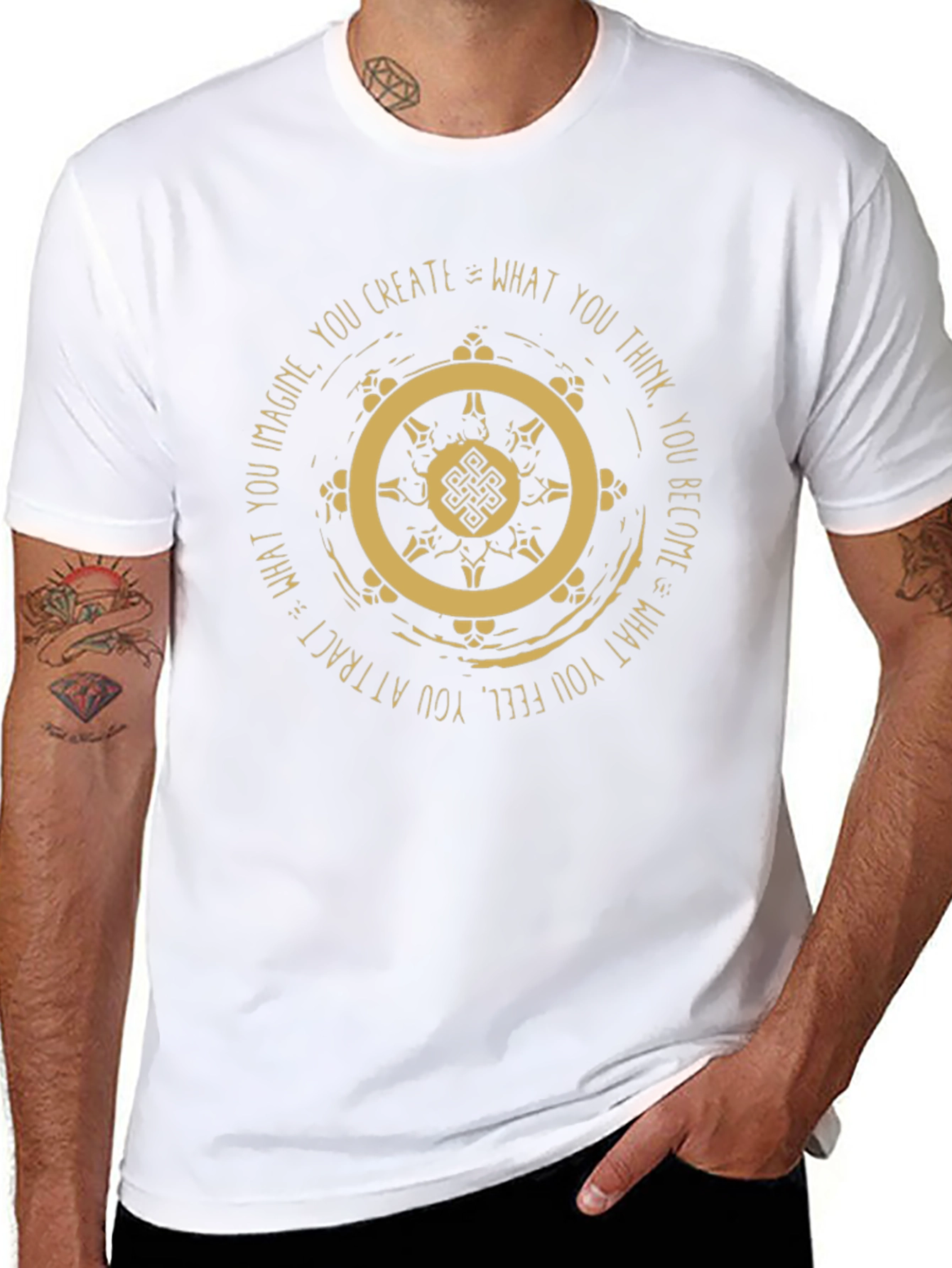 Mindset Wheel T-Shirt: Create Your Reality