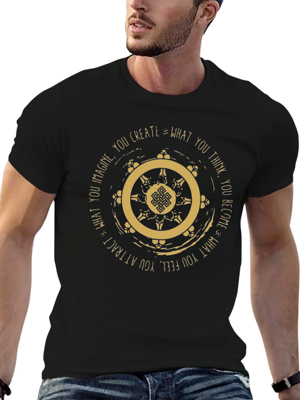 Mindset Wheel T-Shirt: Create Your Reality