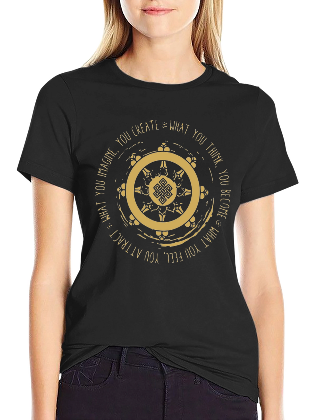 Mindset Wheel T-Shirt: Create Your Reality