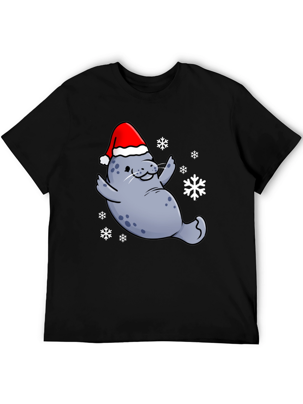 Festive Seal T-Shirt - Holiday Cheer