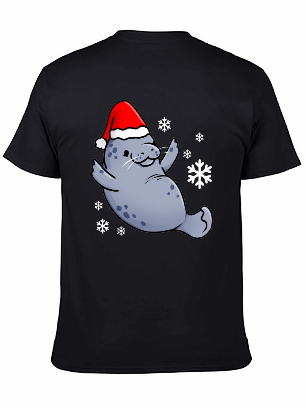 Festive Seal T-Shirt - Holiday Cheer