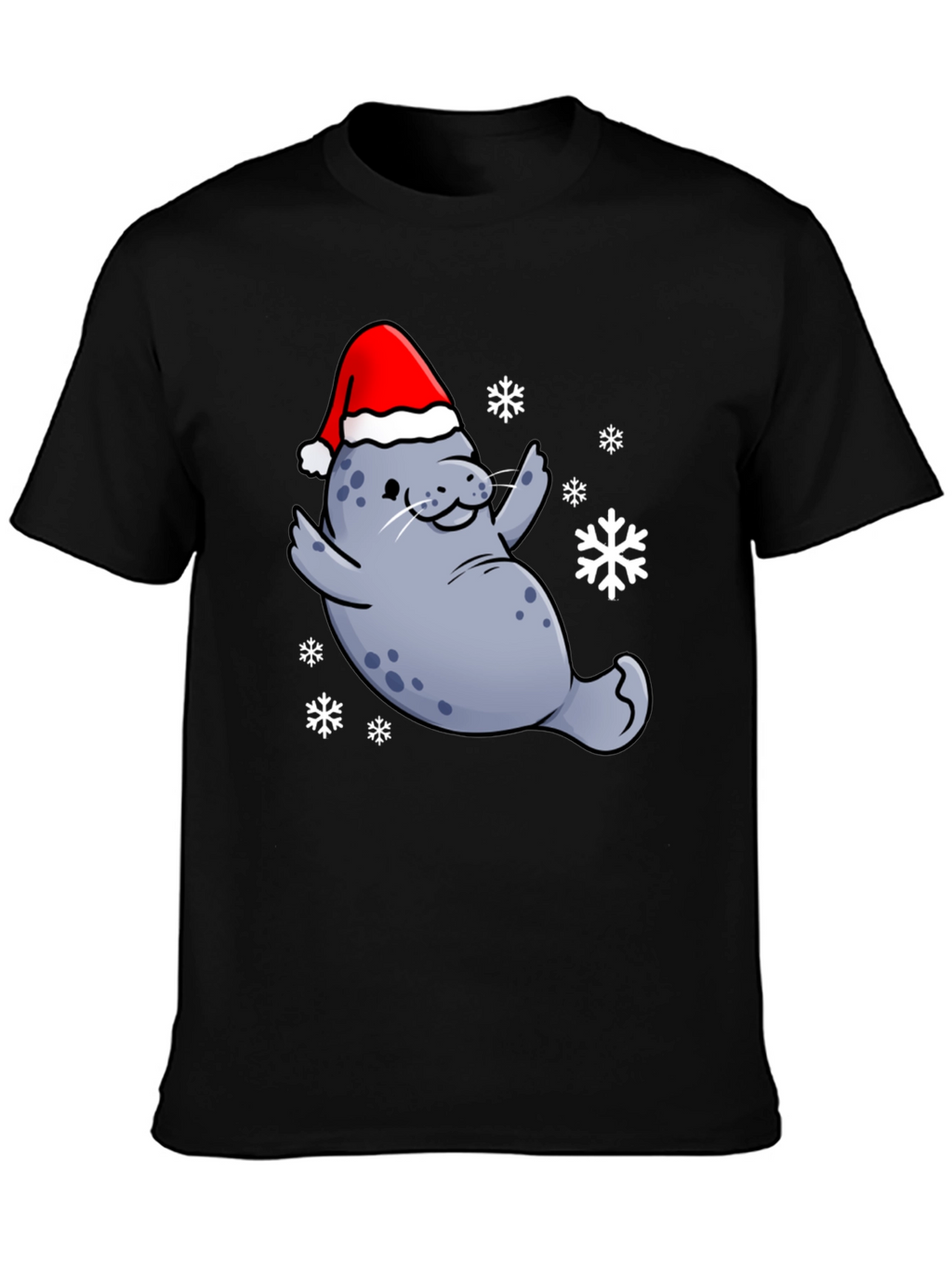 Festive Seal T-Shirt - Holiday Cheer