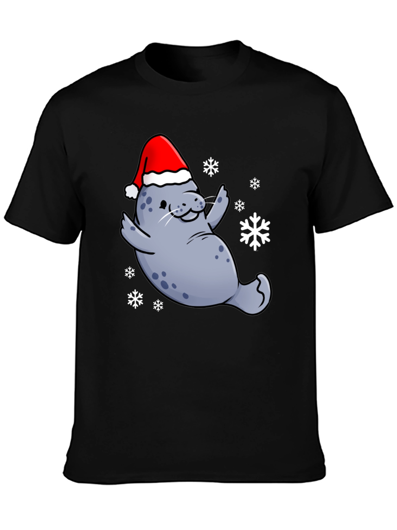 Festive Seal T-Shirt - Holiday Cheer