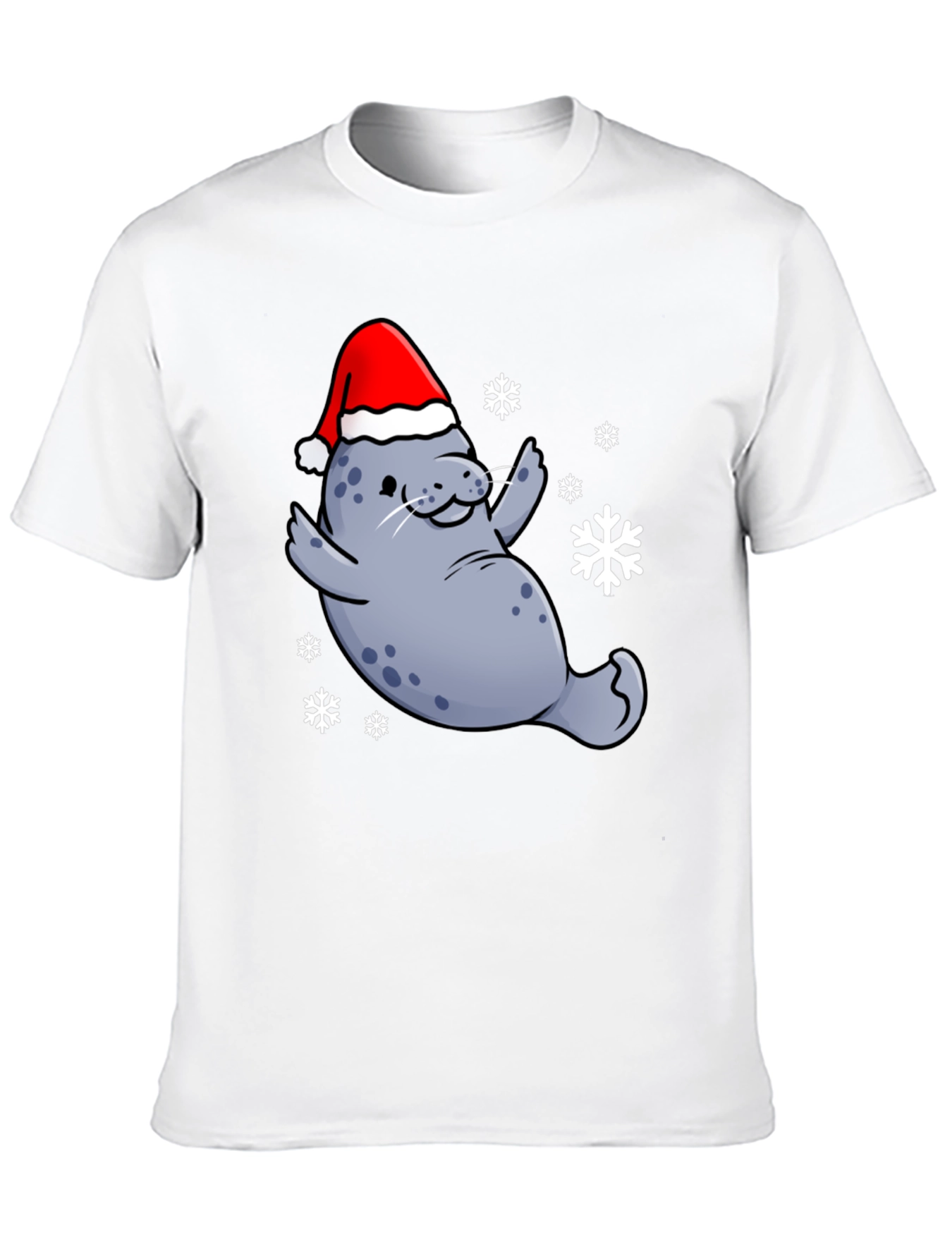 Festive Seal T-Shirt - Holiday Cheer