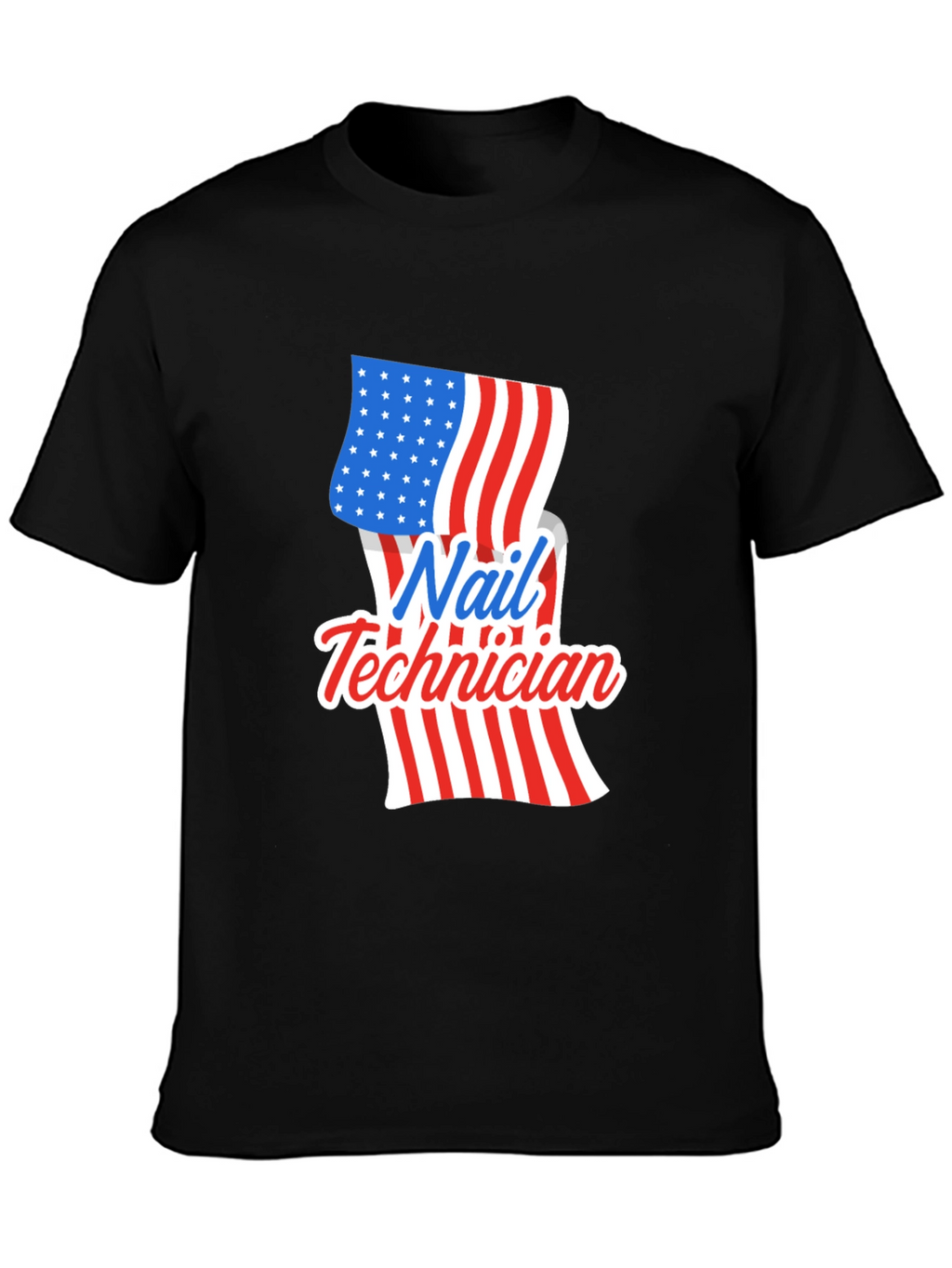 Nail Technician Patriotic T-Shirt