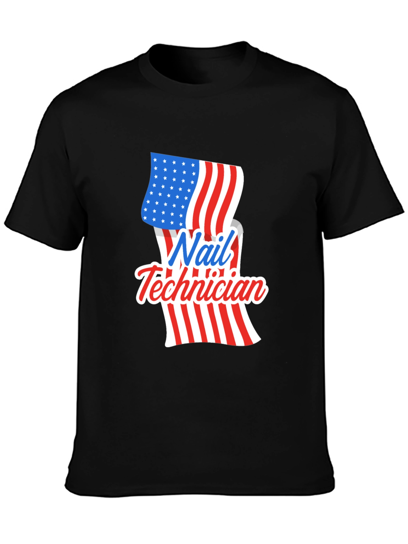 Nail Technician Patriotic T-Shirt