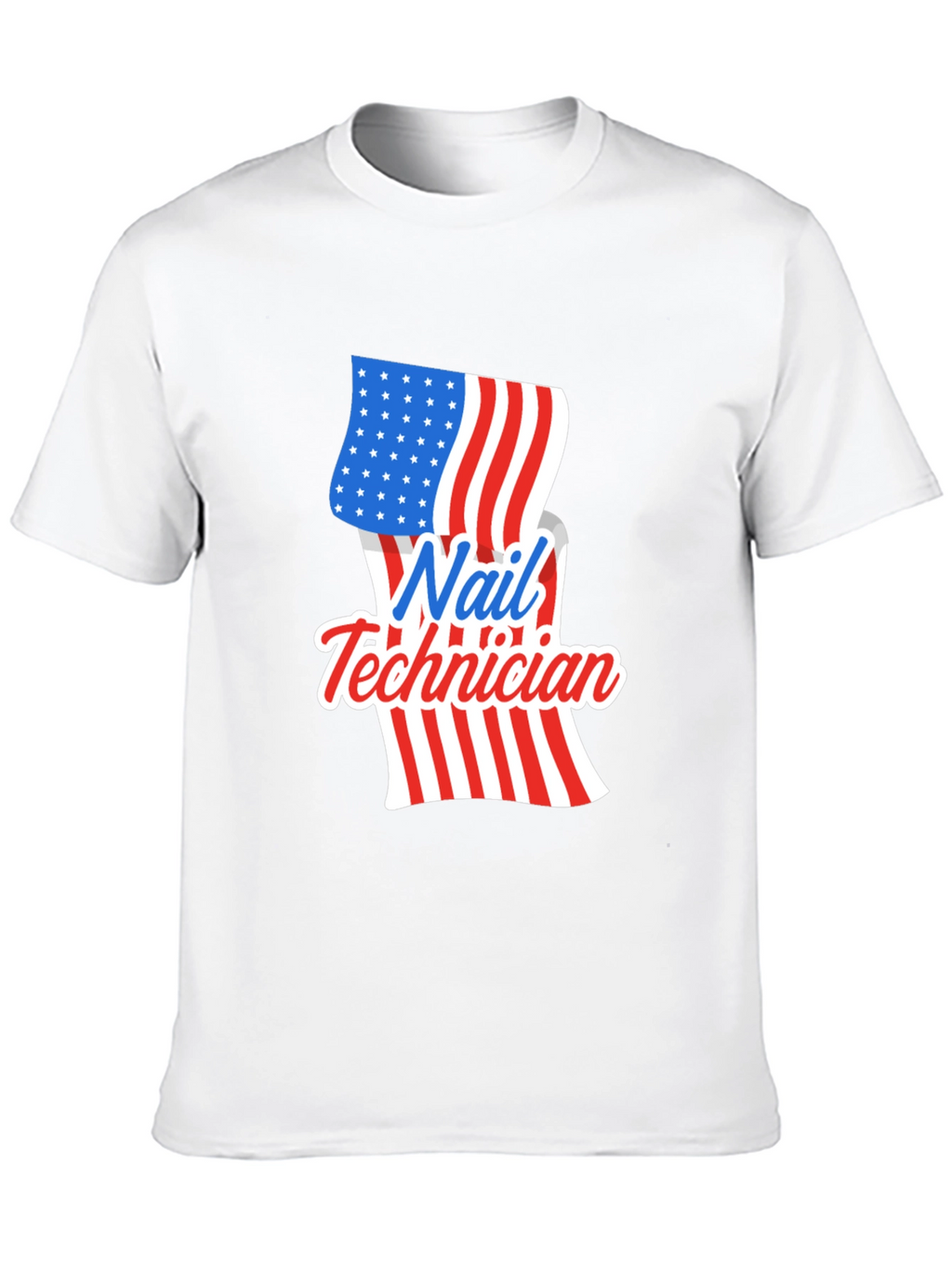 Nail Technician Patriotic T-Shirt