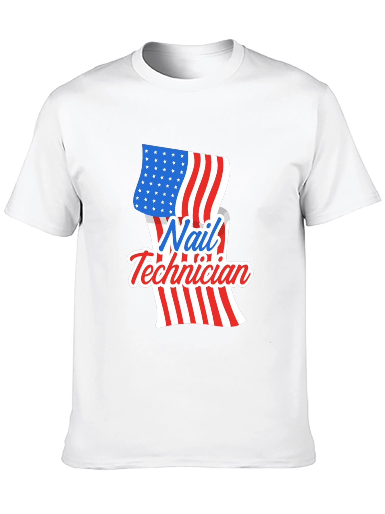 Nail Technician Patriotic T-Shirt
