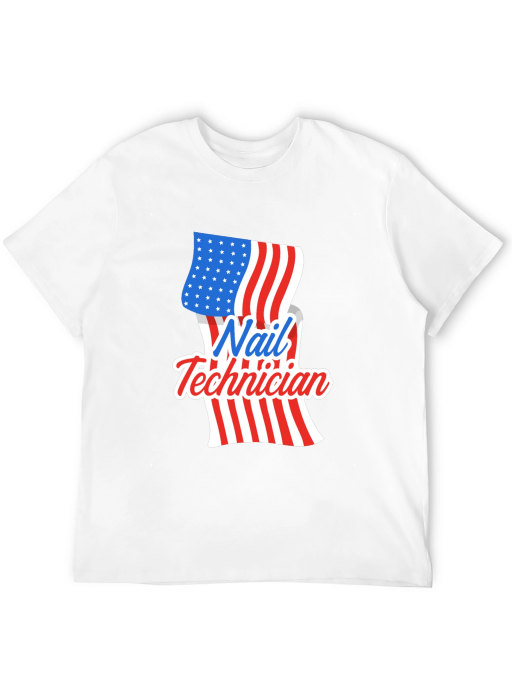 Nail Technician Patriotic T-Shirt
