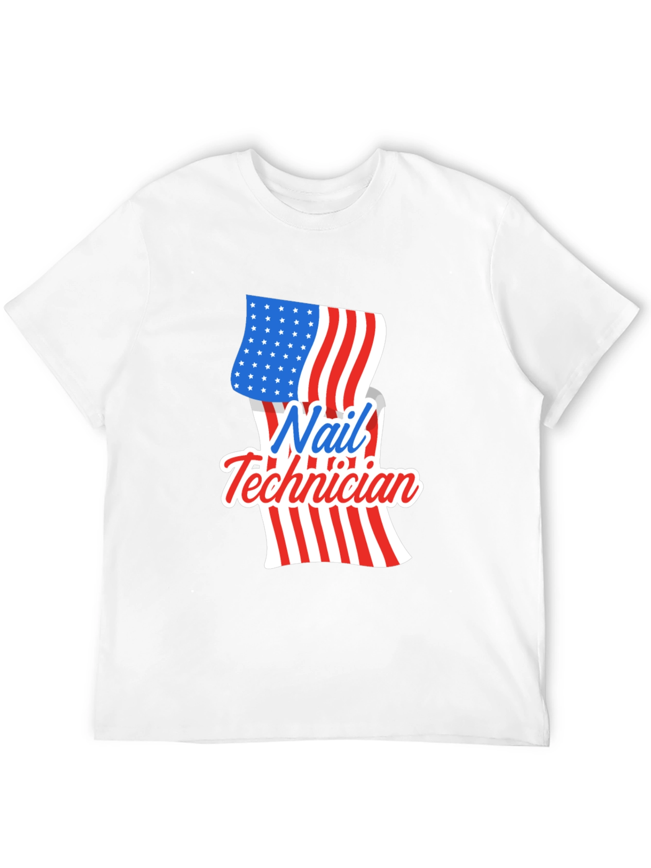Nail Technician Patriotic T-Shirt