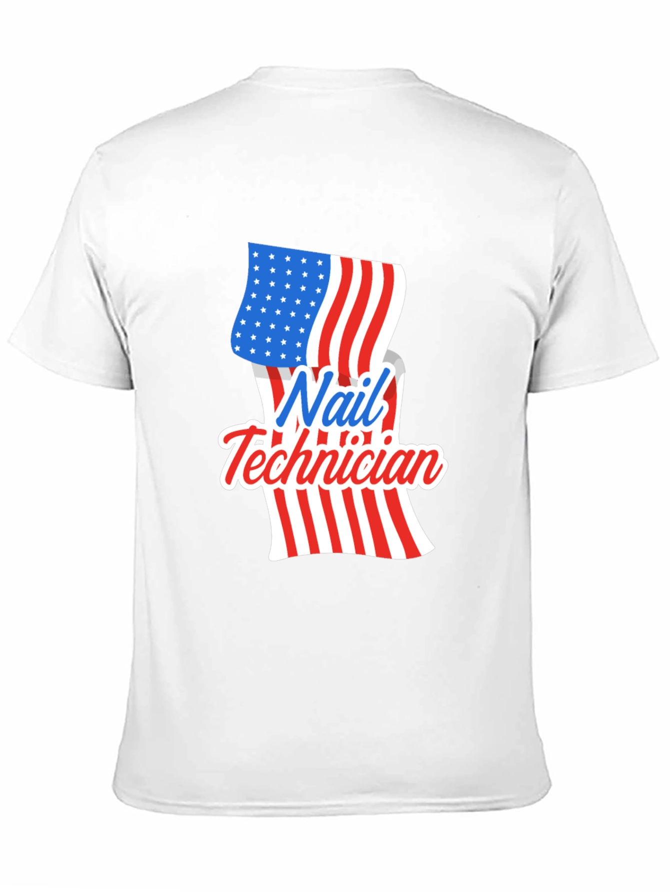 Nail Technician Patriotic T-Shirt