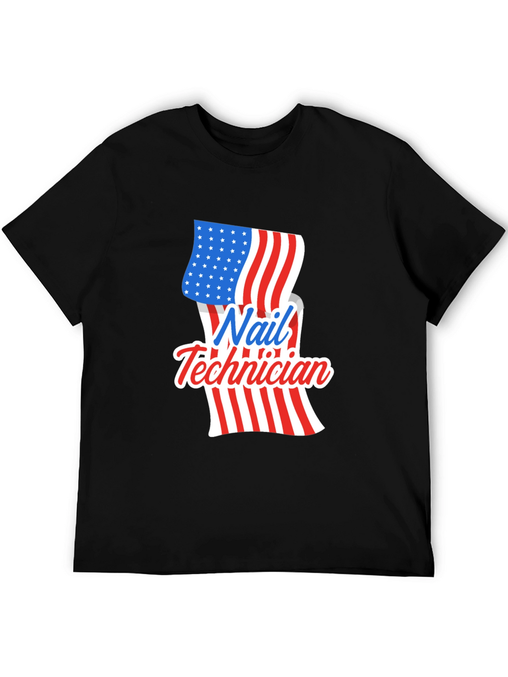 Nail Technician Patriotic T-Shirt