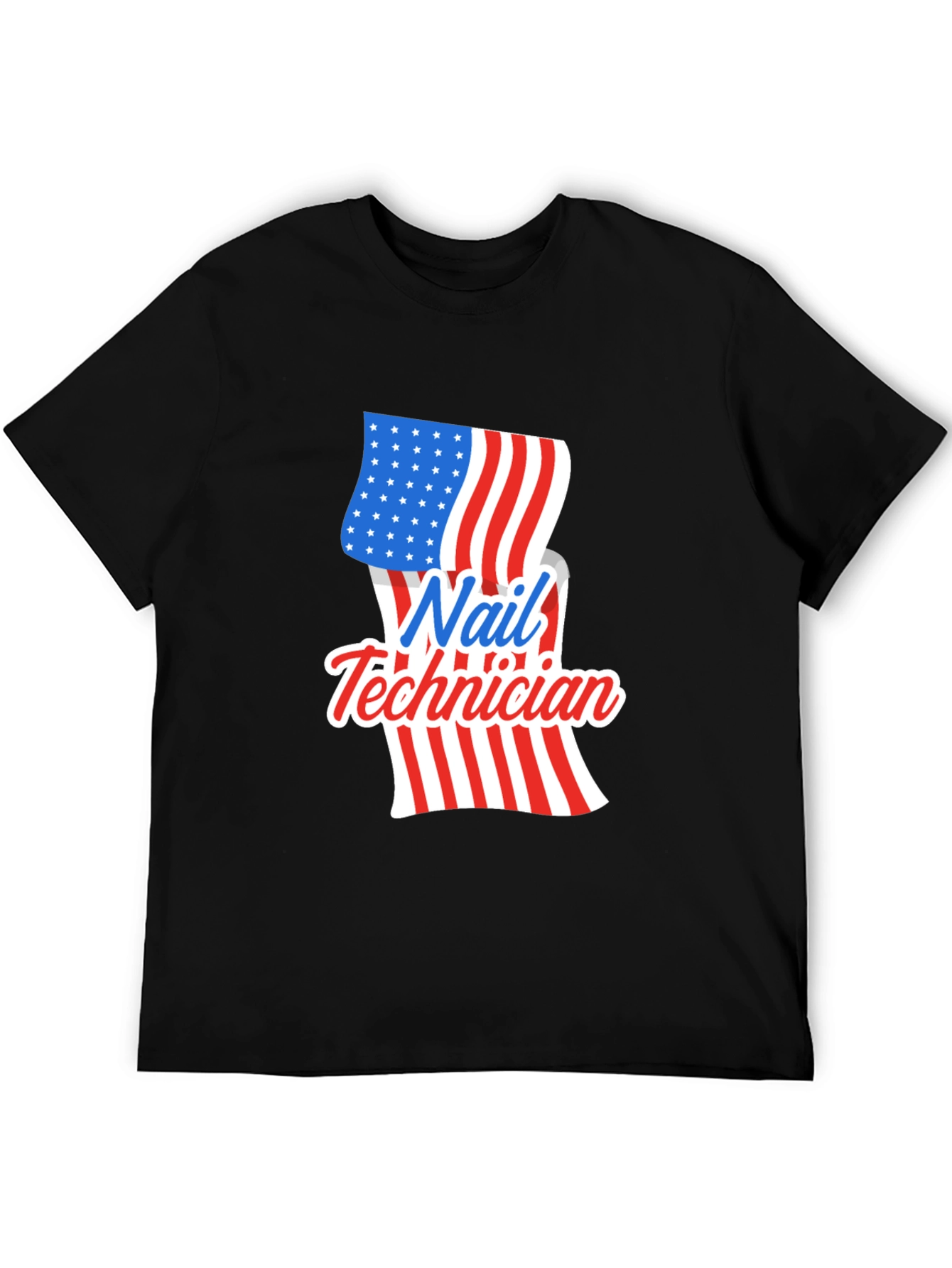 Nail Technician Patriotic T-Shirt